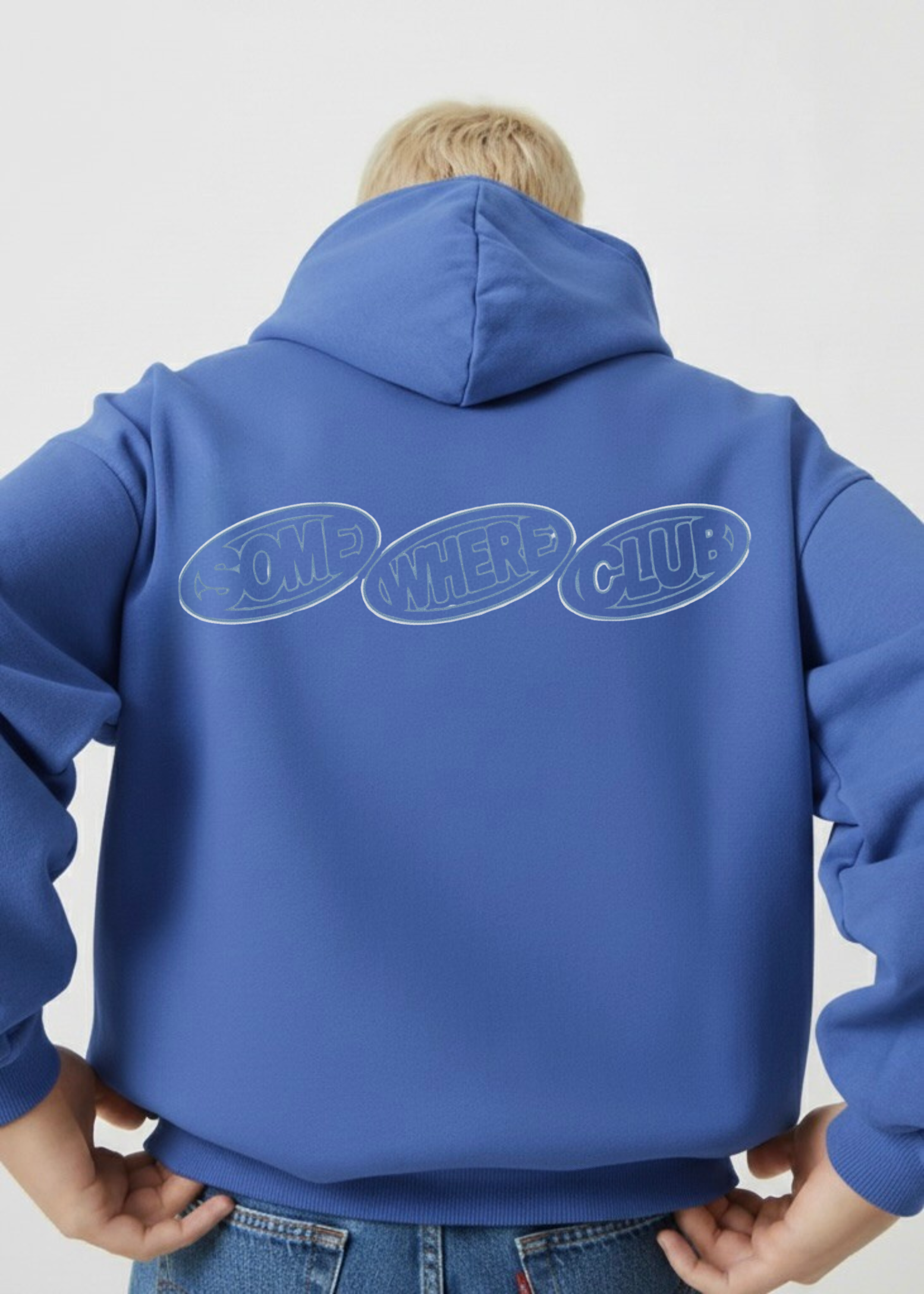 BUBBLE LOGO DROP HOODIE