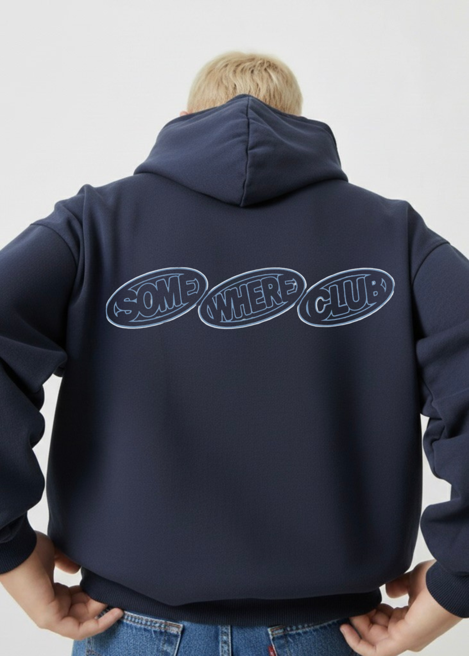 BUBBLE LOGO DROP HOODIE