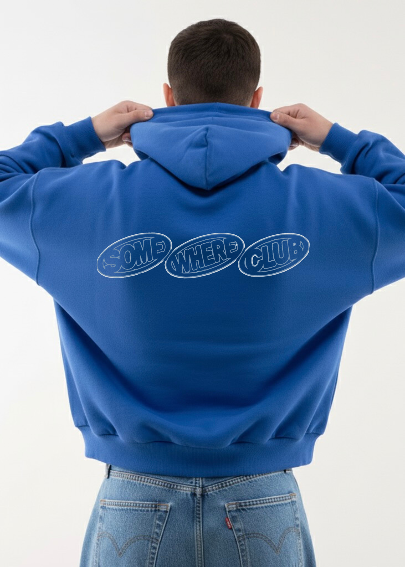 BUBBLE LOGO DROP HOODIE