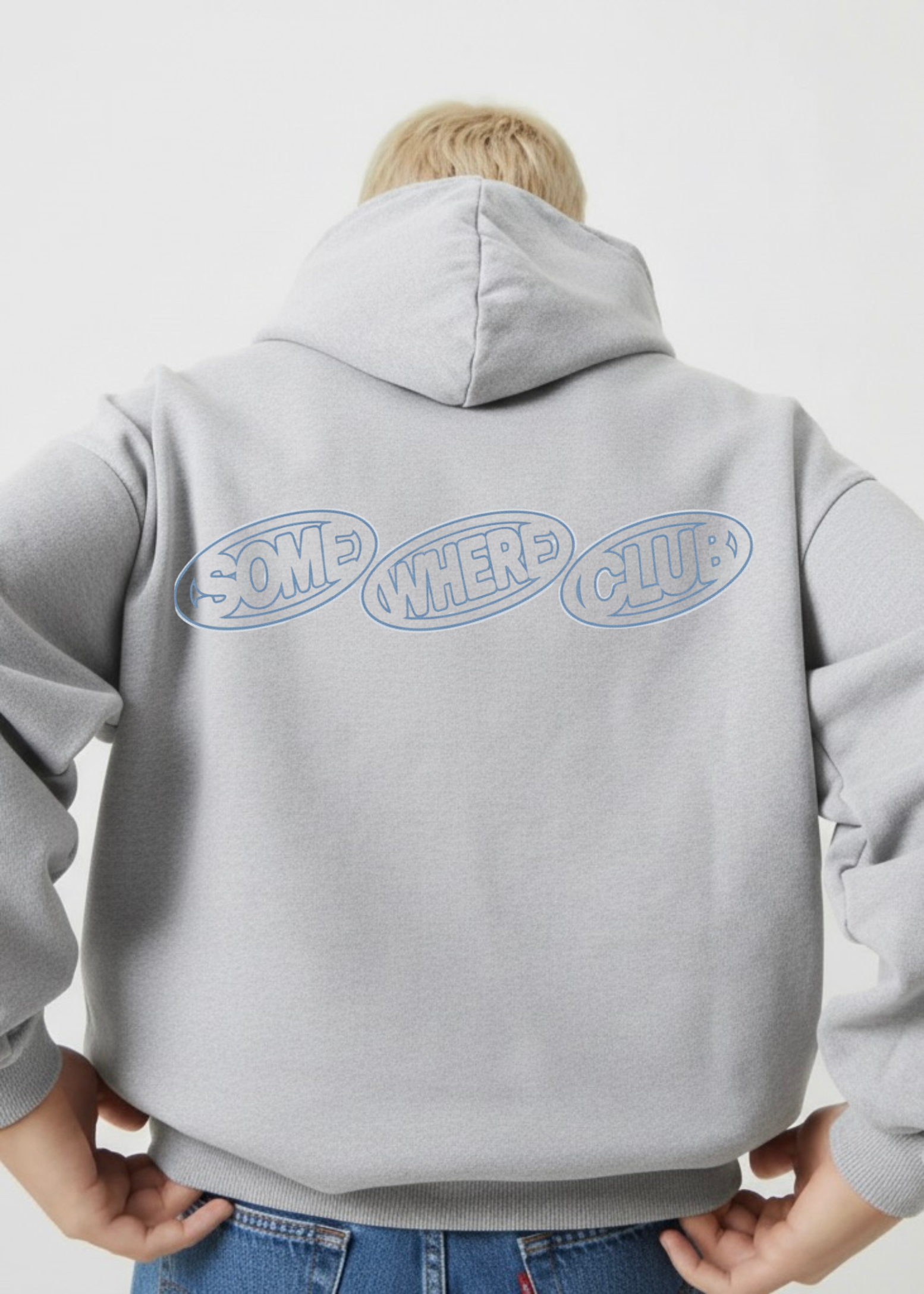 BUBBLE LOGO DROP HOODIE