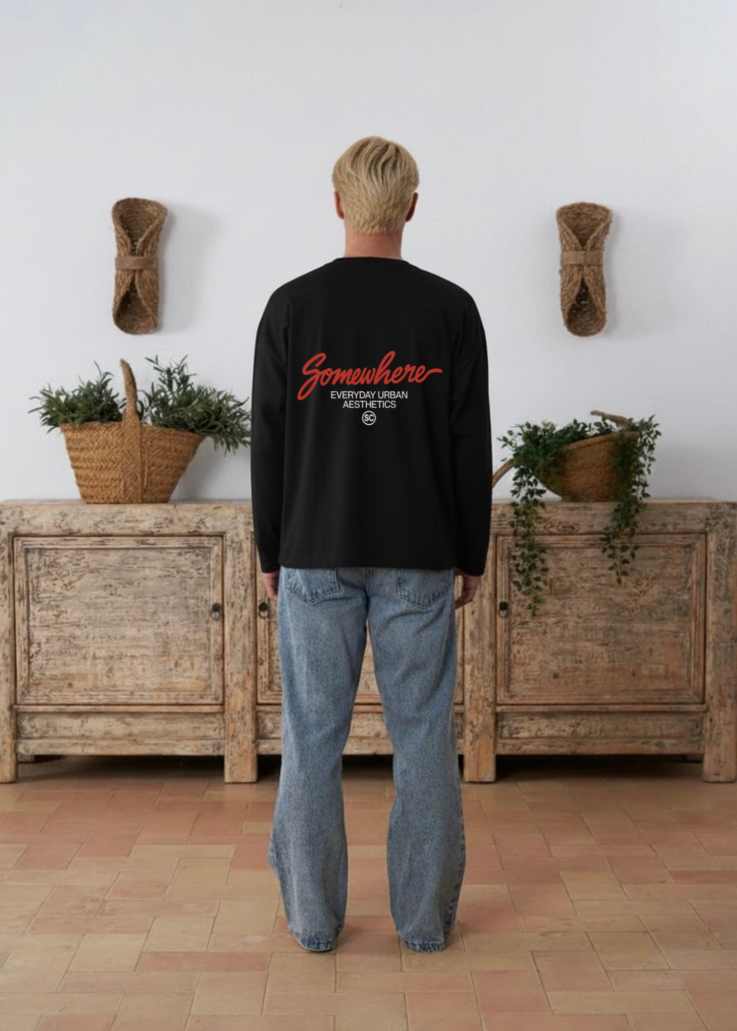 SOMEWHERE REDLINE LONG SLEEVE