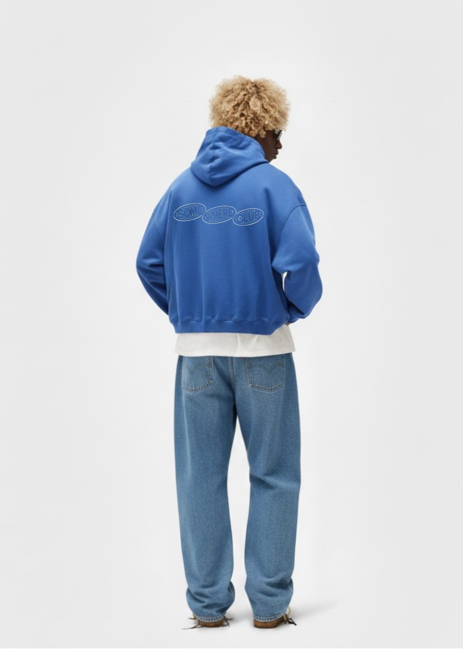 BUBBLE LOGO DROP HOODIE