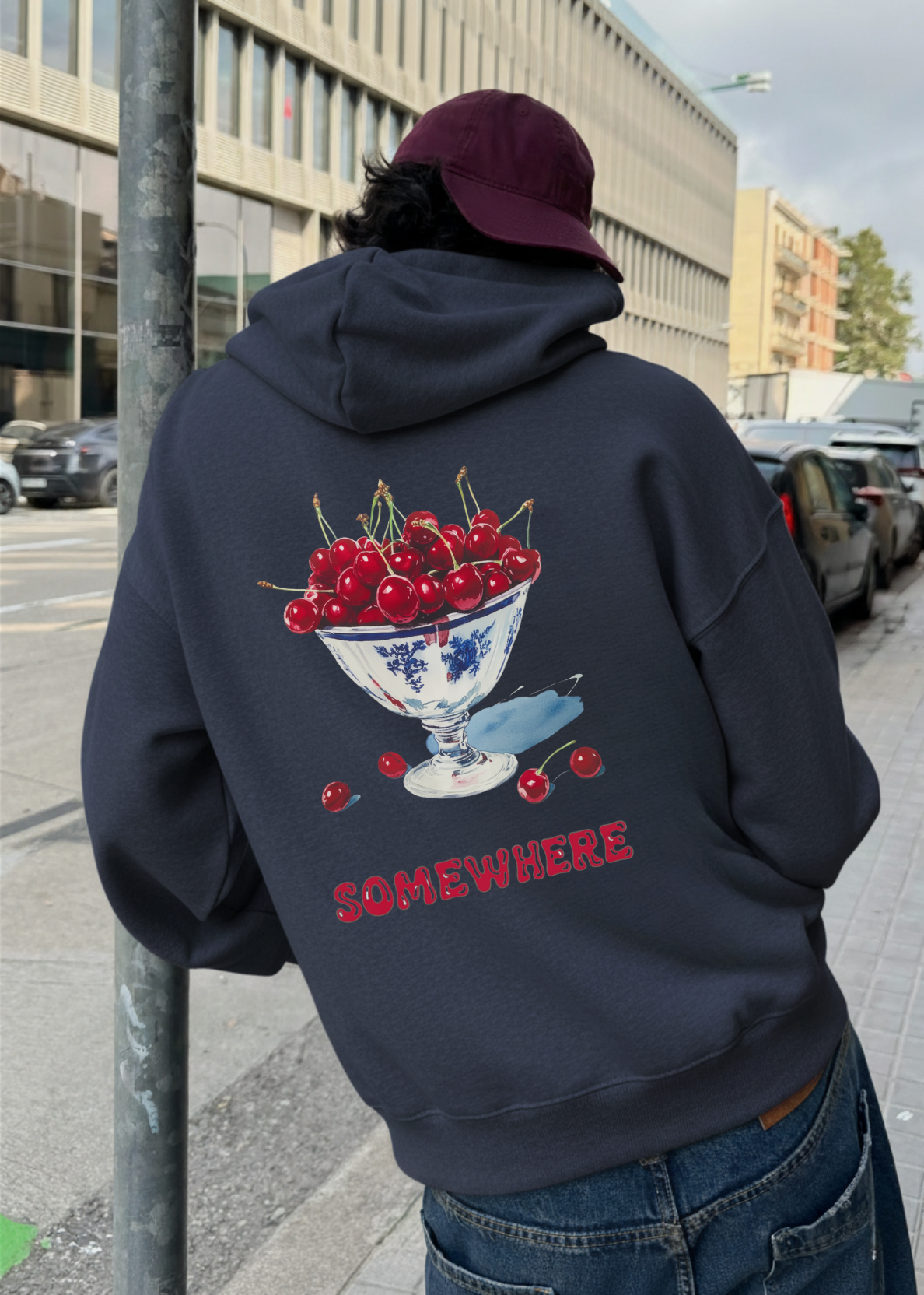 MEDITERRANEAN CHERRY HOODIE