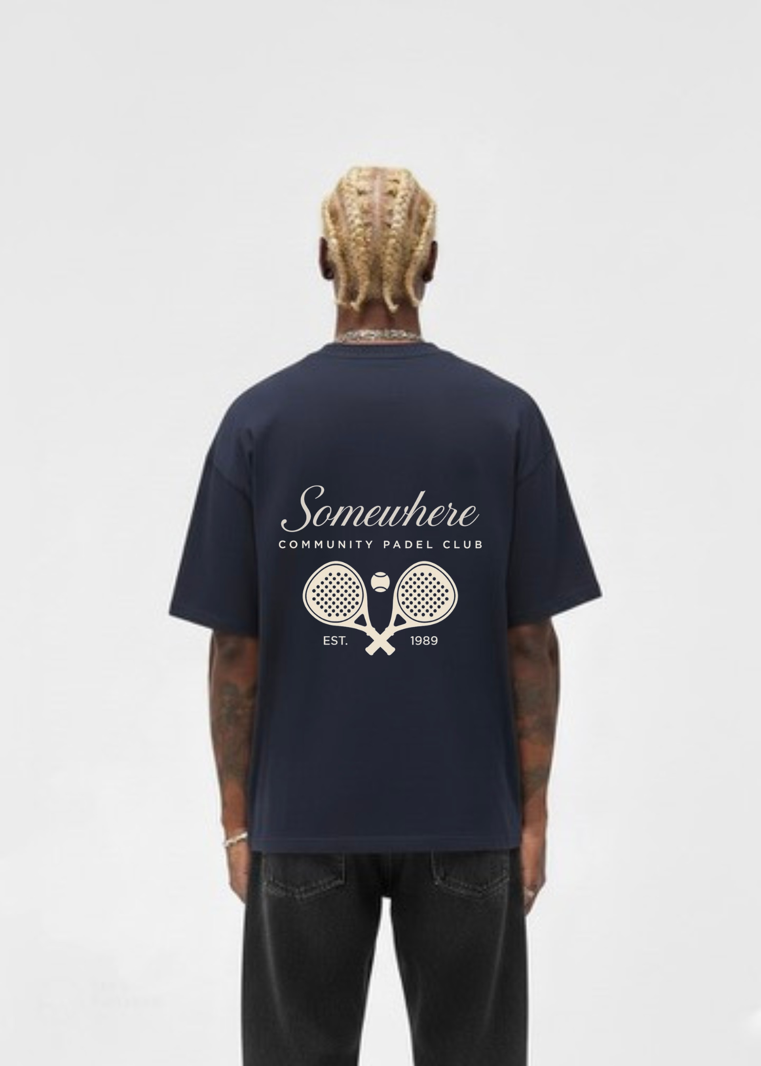 SOMEWHERE PADEL CLUB TEE
