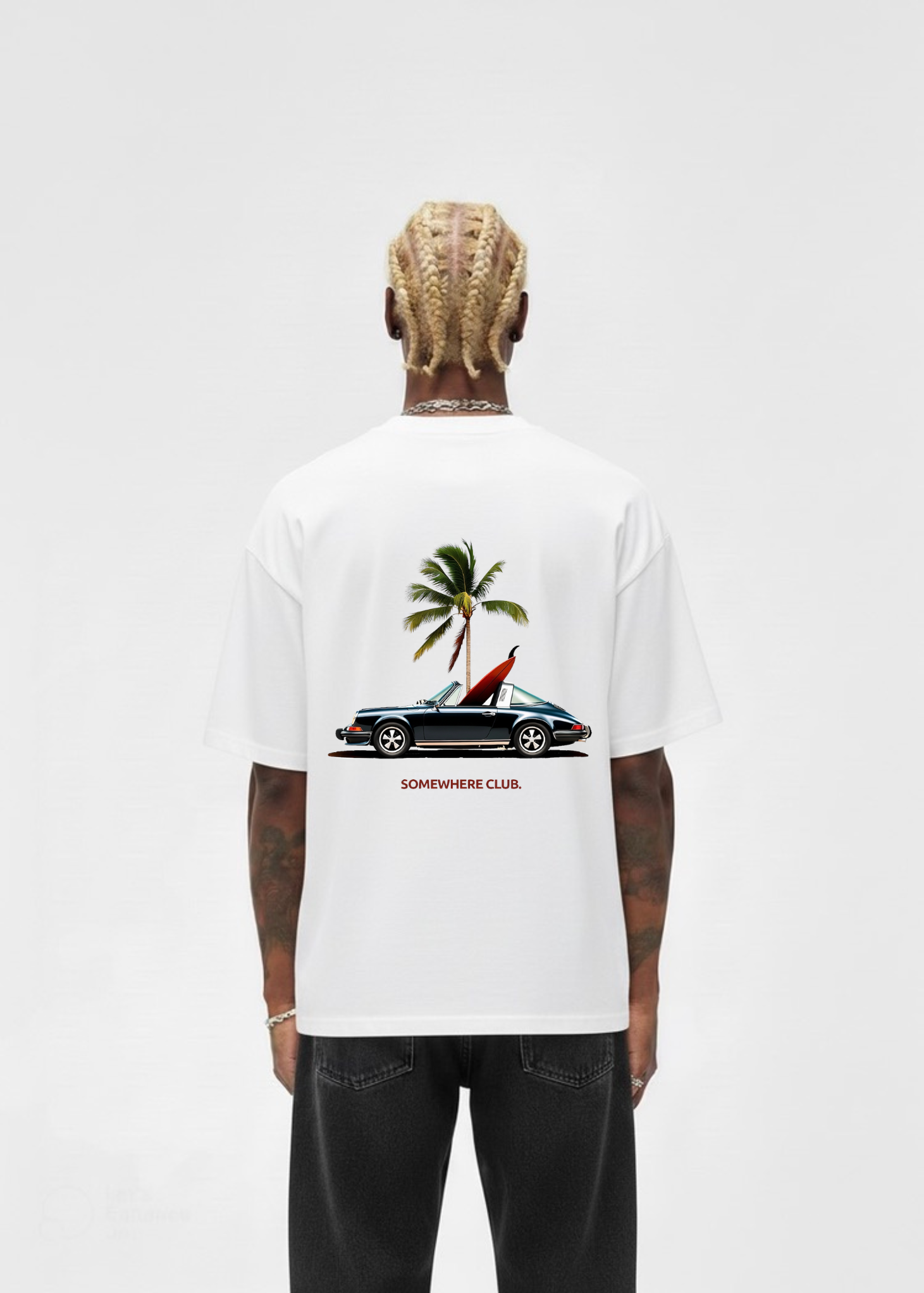SURF & PORSCHE TEE