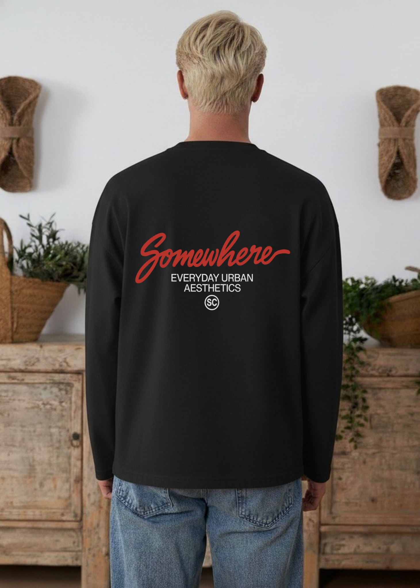 SOMEWHERE REDLINE LONG SLEEVE