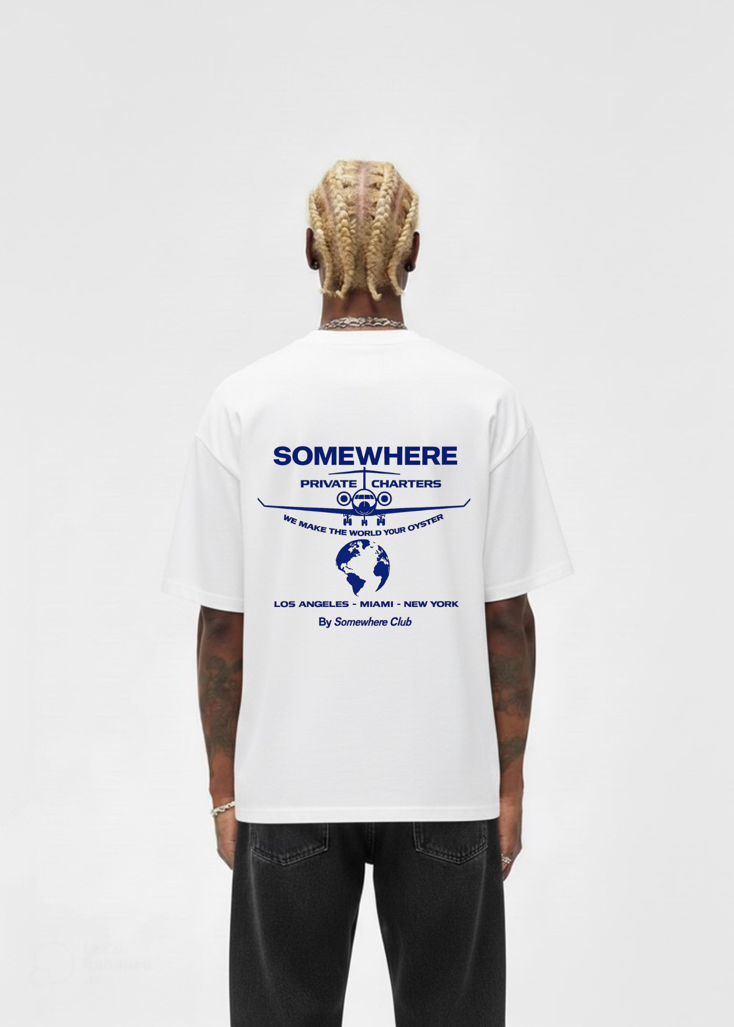 SOMEWHERE JET SOCIETY TEE