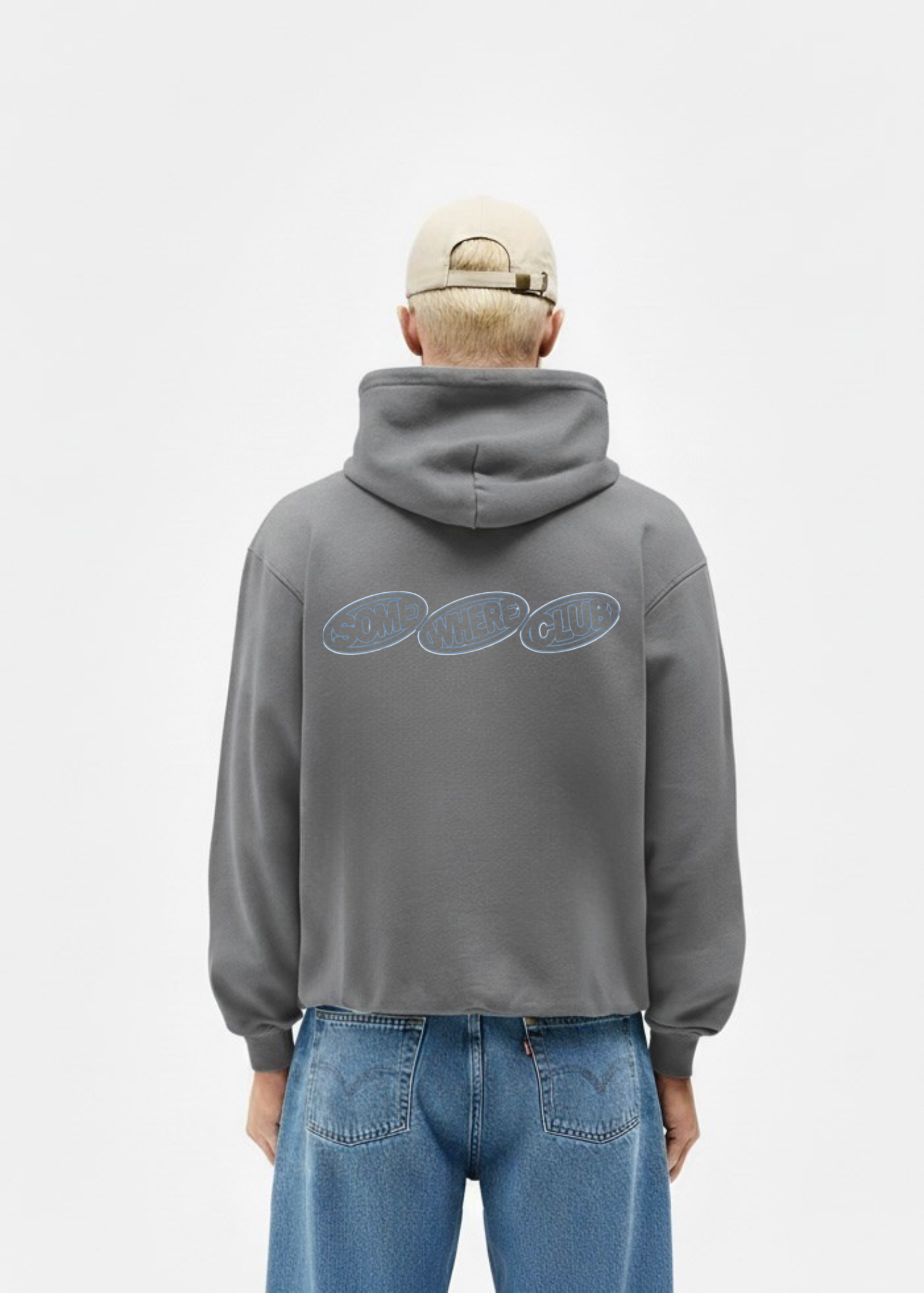 BUBBLE LOGO DROP HOODIE