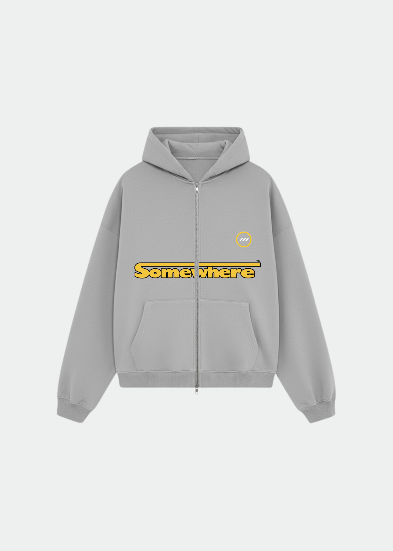 DROPPED 9 ZIPPED HOODIE