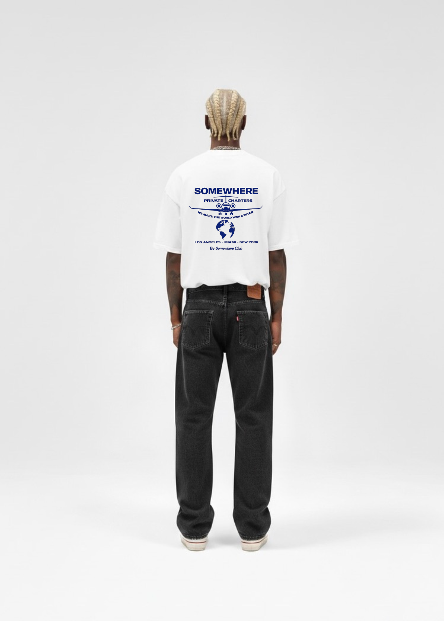 SOMEWHERE JET SOCIETY TEE