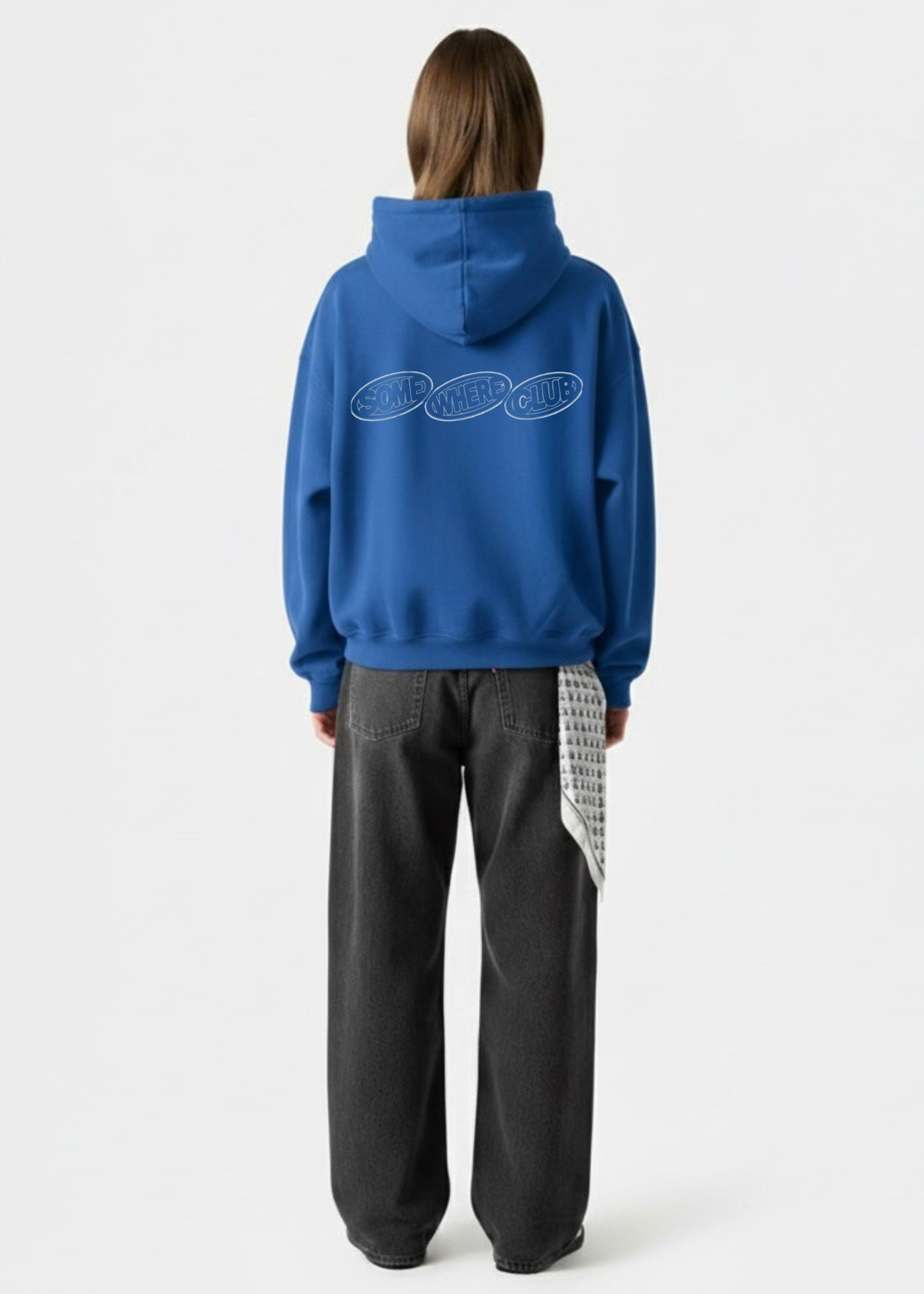 BUBBLE LOGO DROP HOODIE