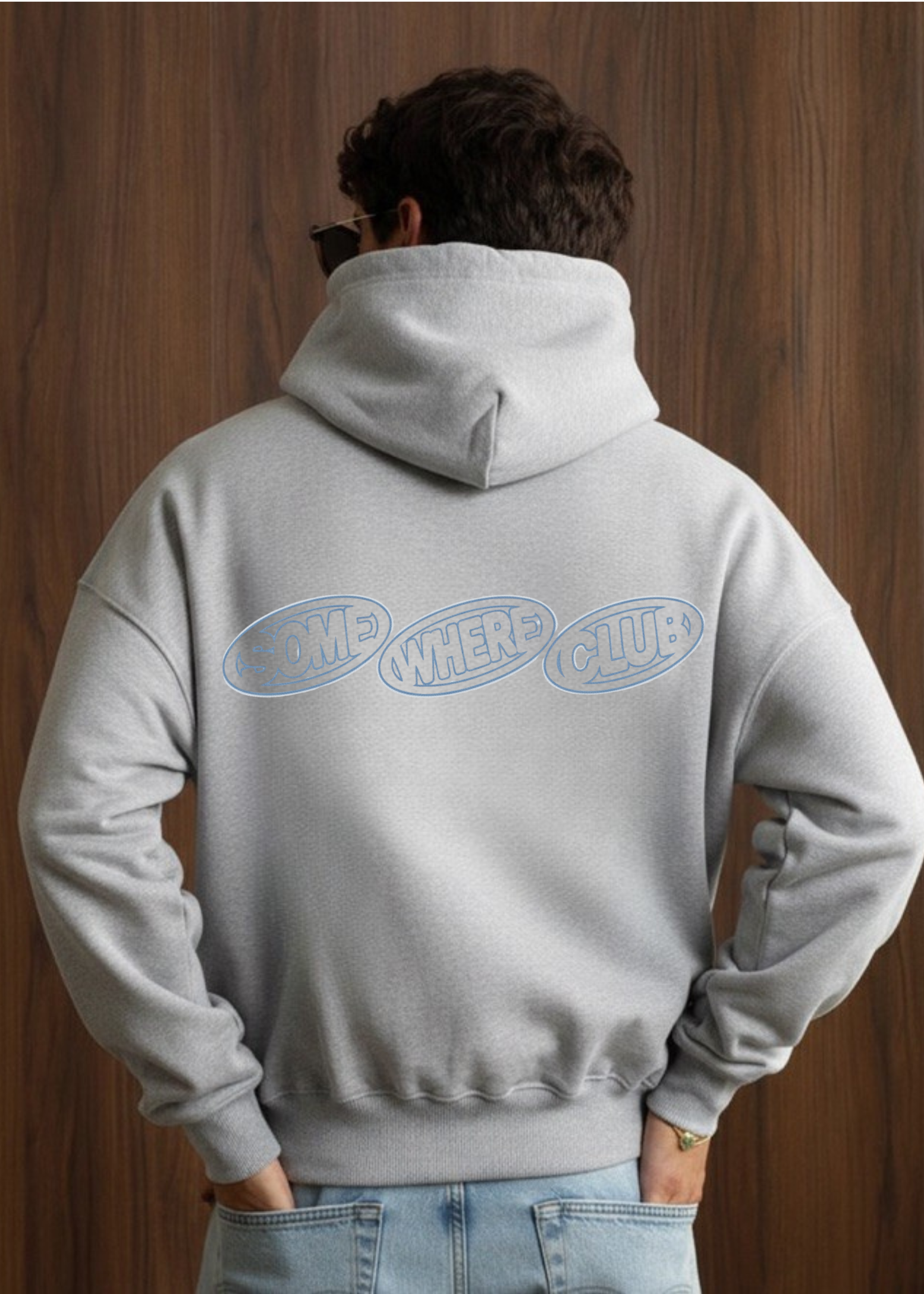 BUBBLE LOGO DROP HOODIE