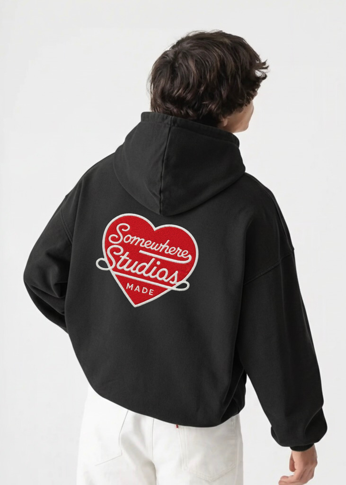 EMBROIDERY AMOR DE SOMEWHERE HOODIE