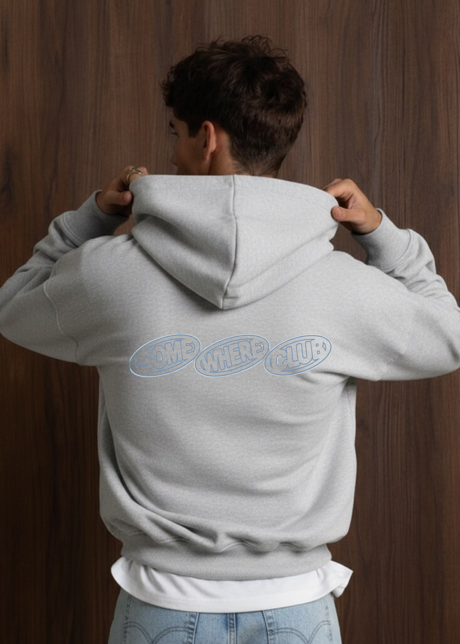 BUBBLE LOGO DROP HOODIE