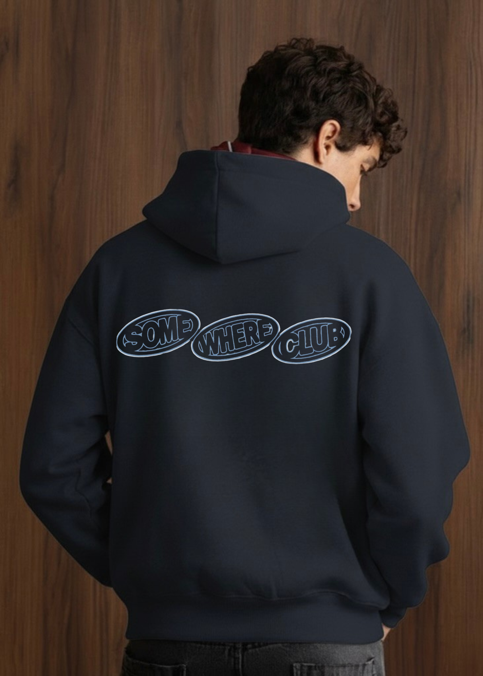 BUBBLE LOGO DROP HOODIE