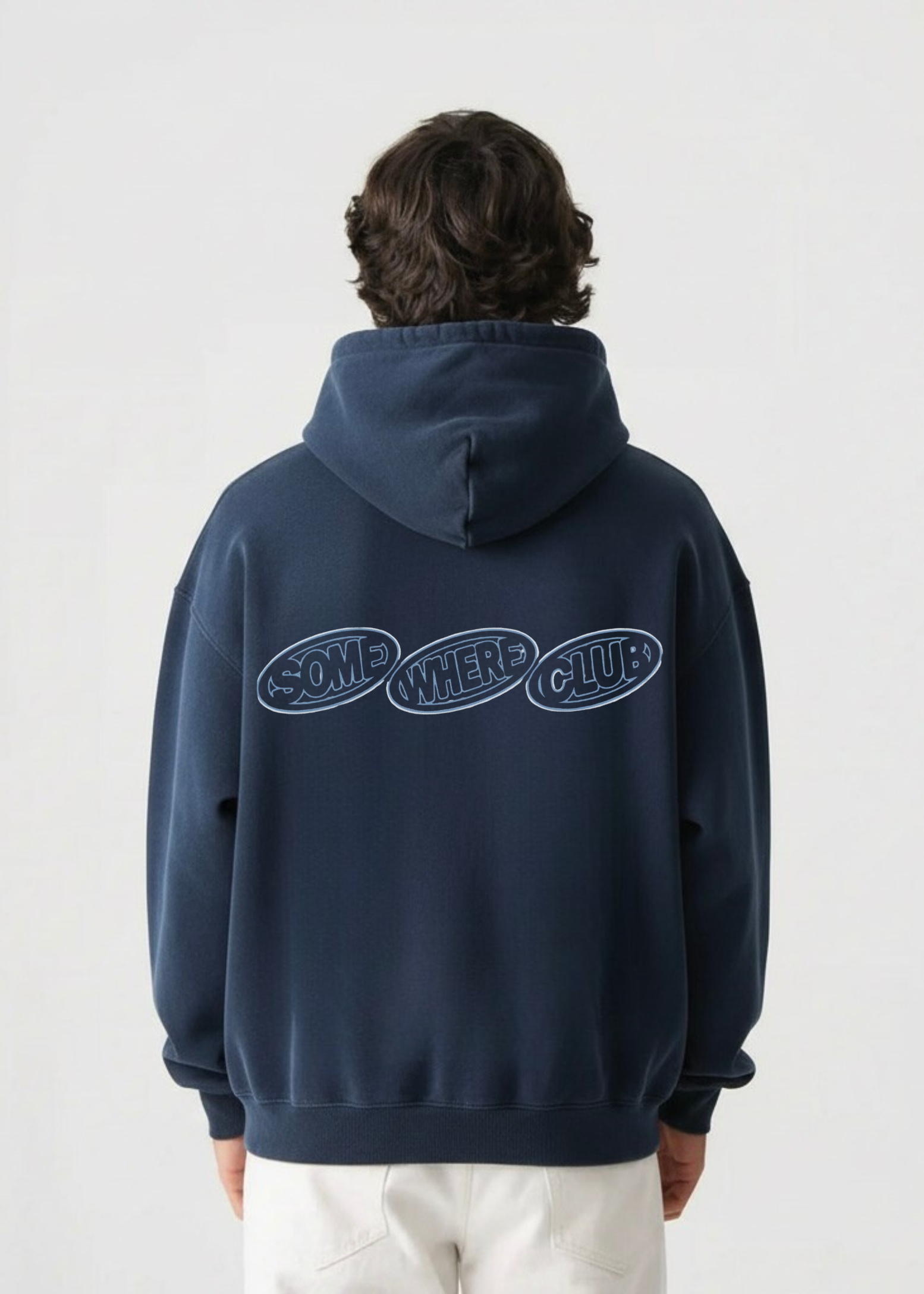 BUBBLE LOGO DROP HOODIE