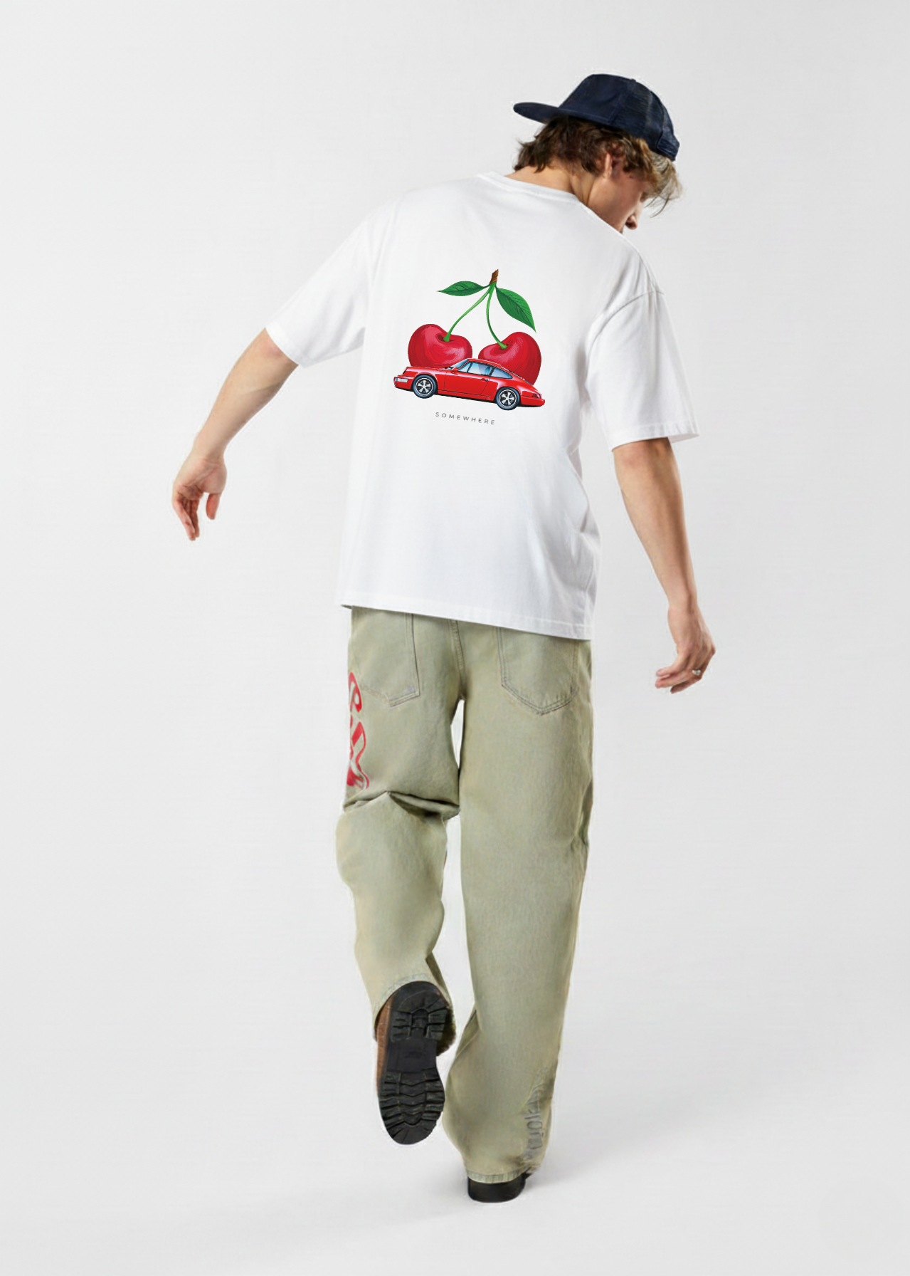 CARS AND CHERRY TEE