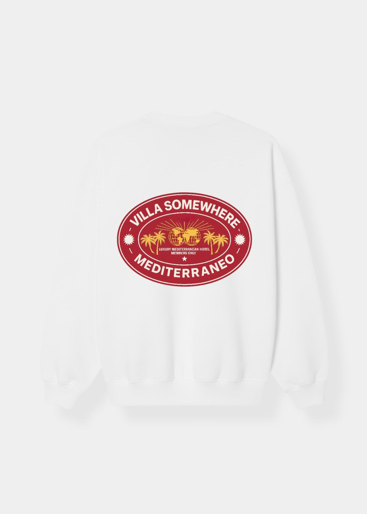 RED VILLA MEDITERRANEO CREWNECK