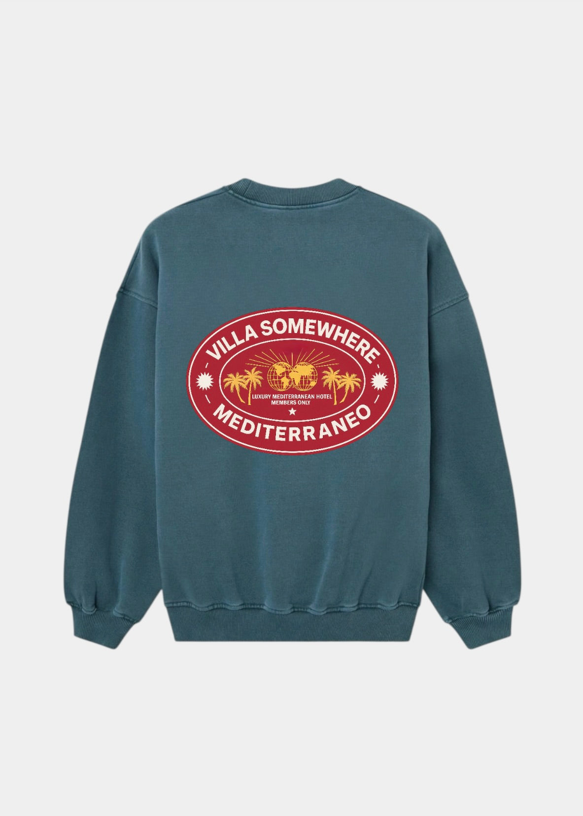 RED VILLA MEDITERRANEO CREWNECK