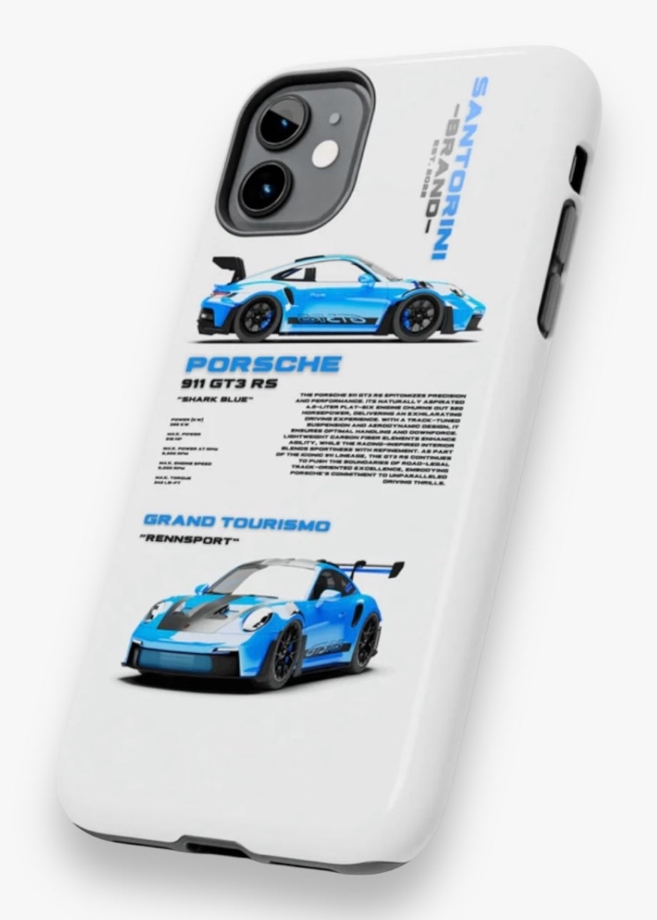Coque IPhone GT3RS Bleue