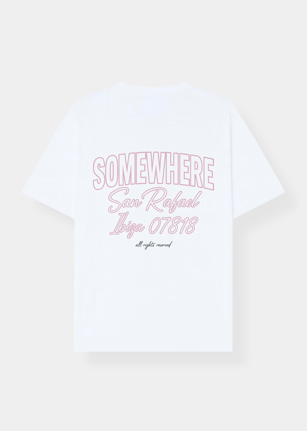 SOMEWHERE 07818 EDITION TEE