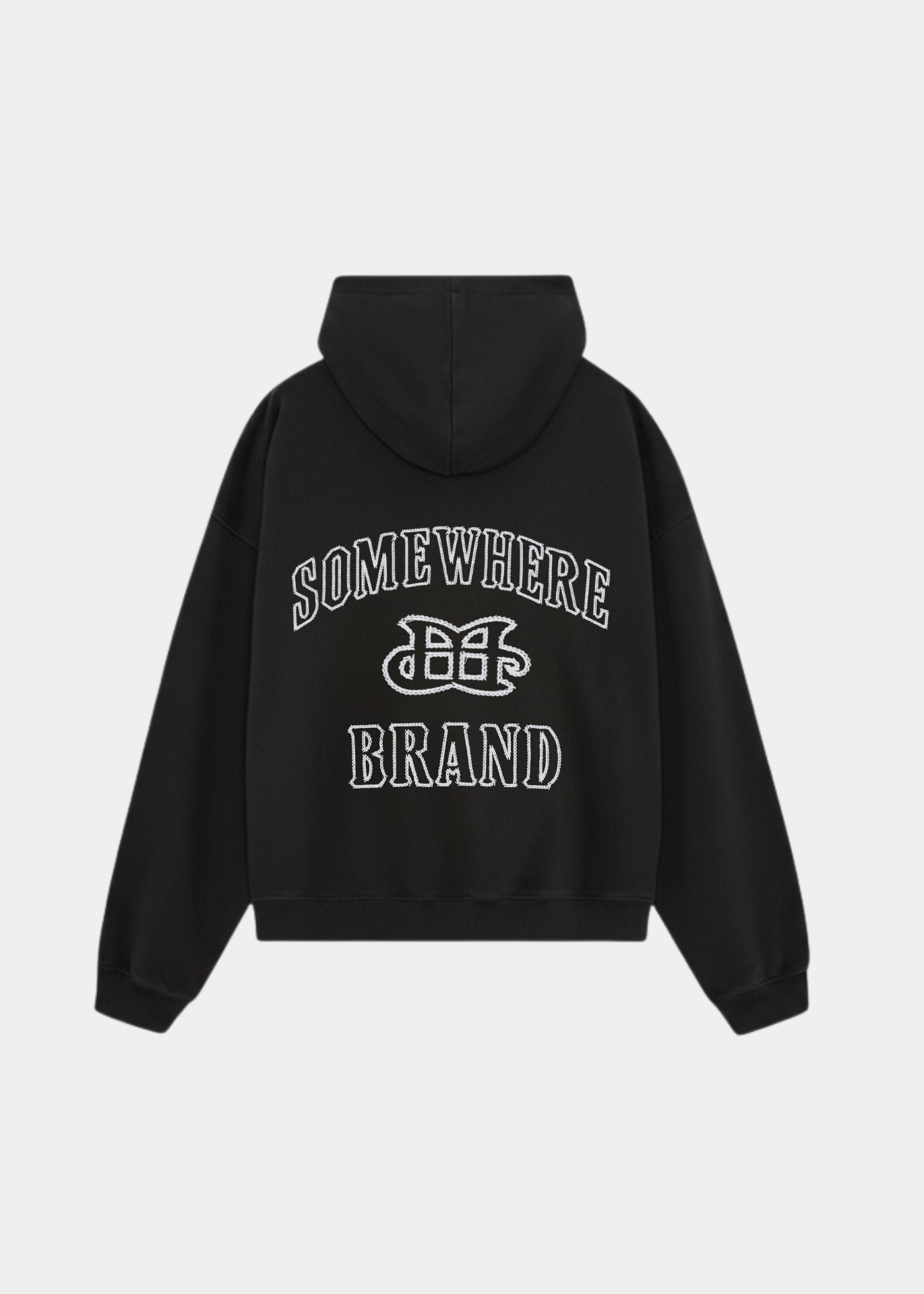 BACK EMBROIDERY ICONIC BRAND HOODIE