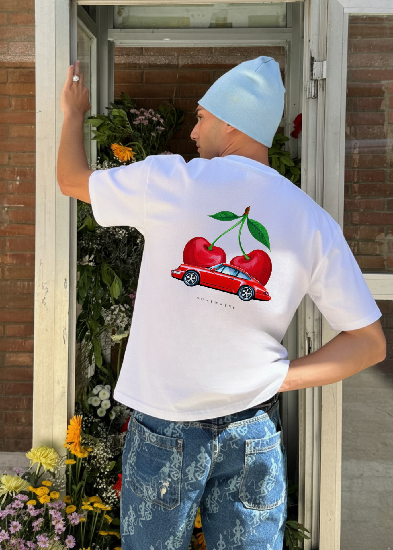 CARS AND CHERRY TEE