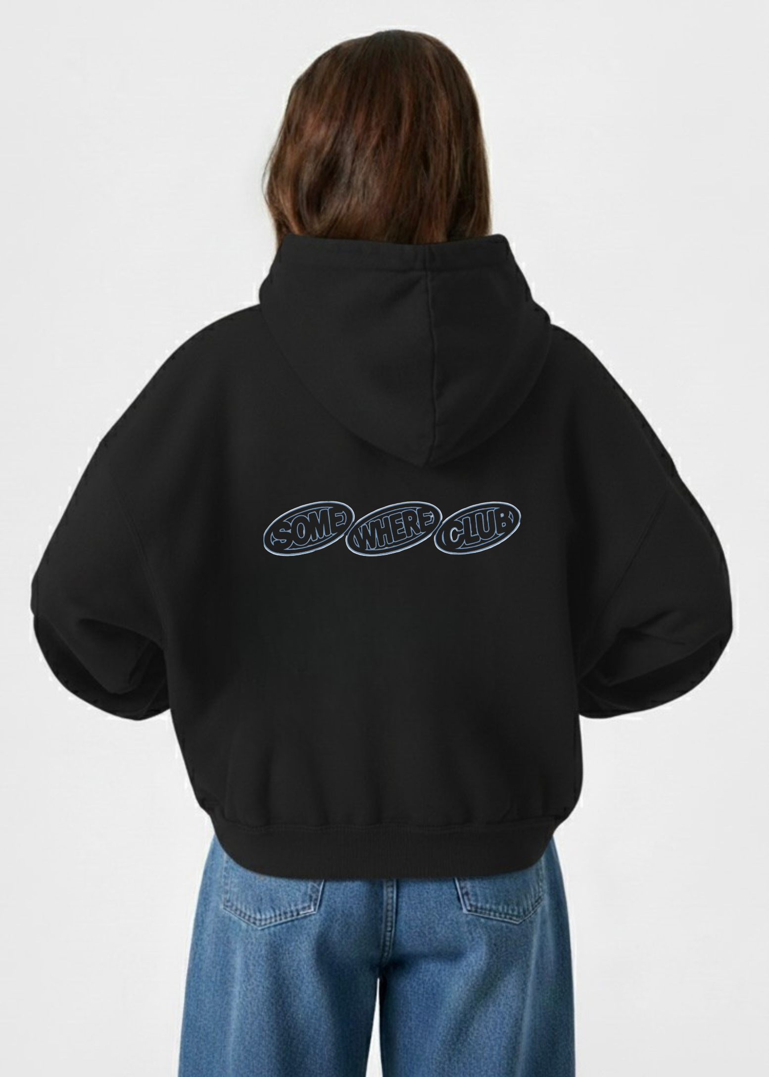 BUBBLE LOGO DROP HOODIE