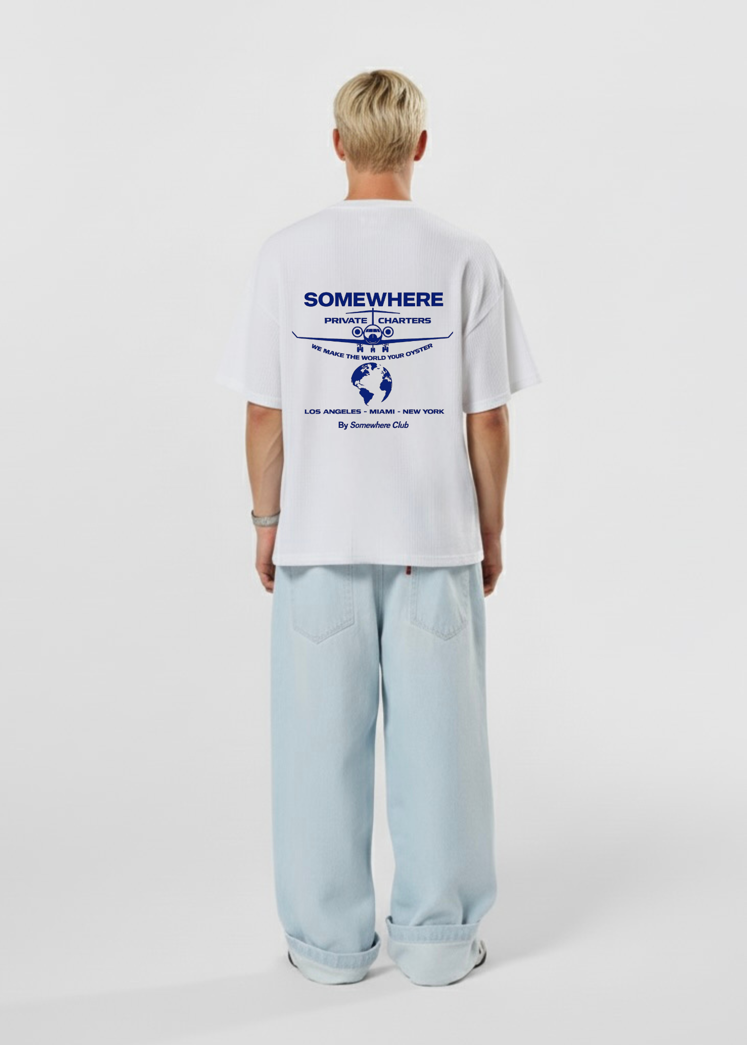 SOMEWHERE JET SOCIETY TEE