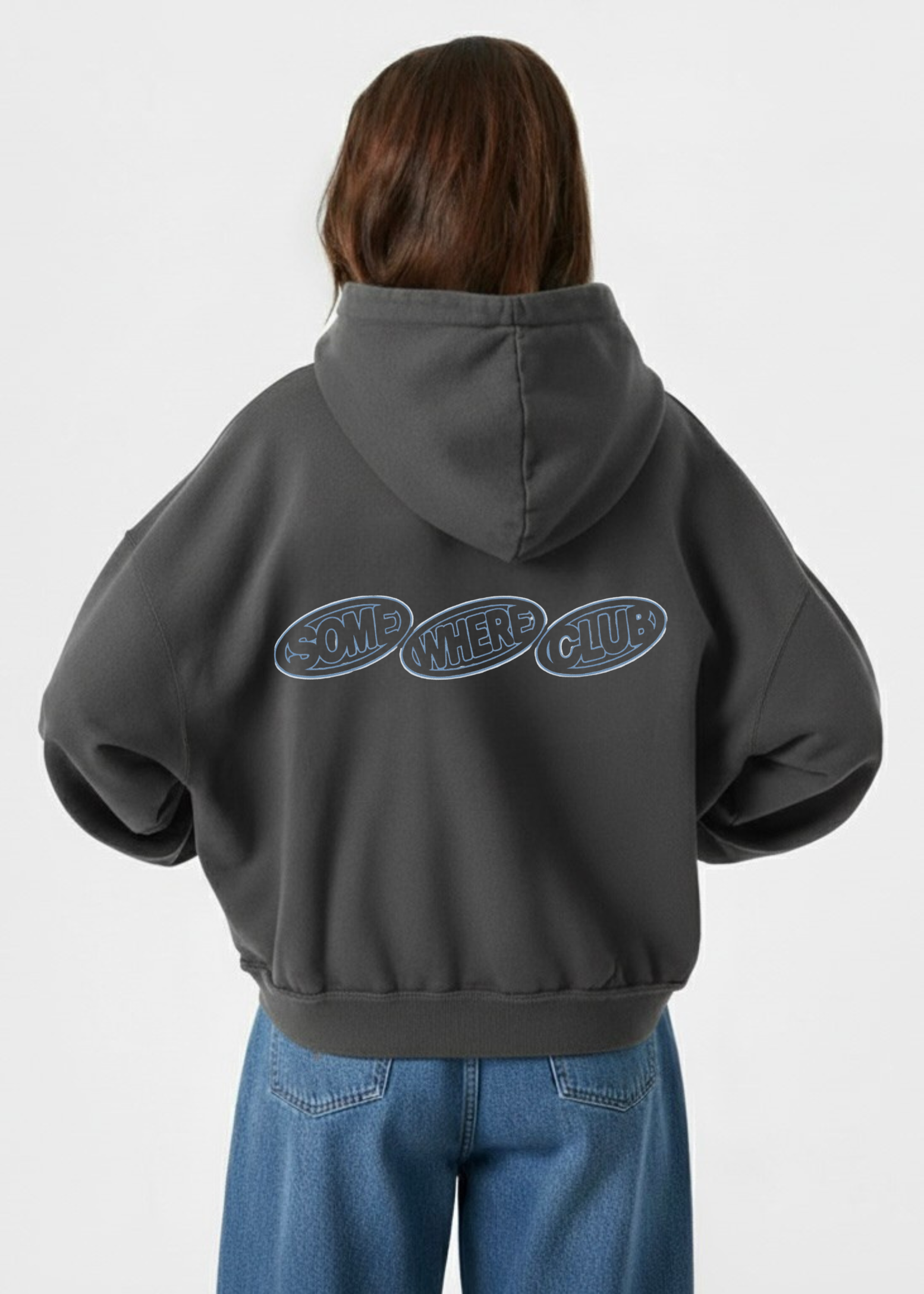 BUBBLE LOGO DROP HOODIE