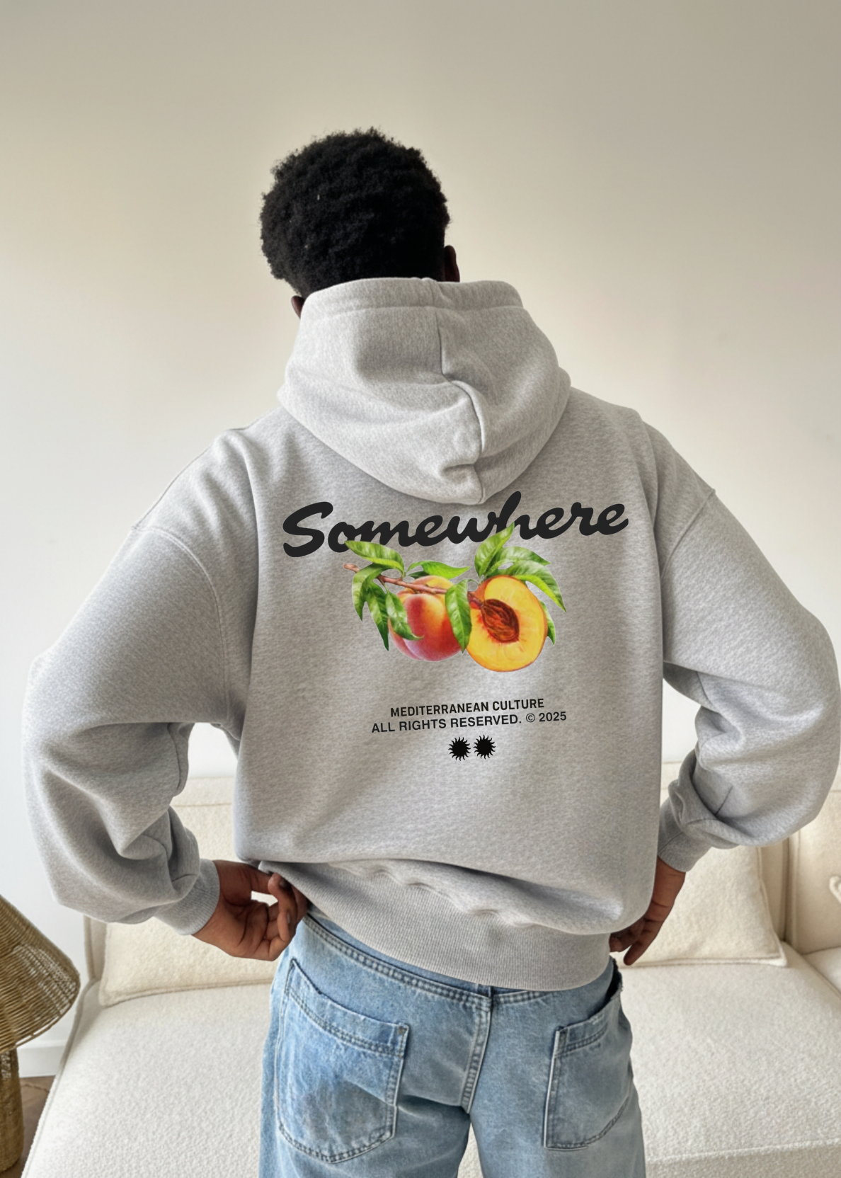 MEDITERRANEAN PEACH HOODIE