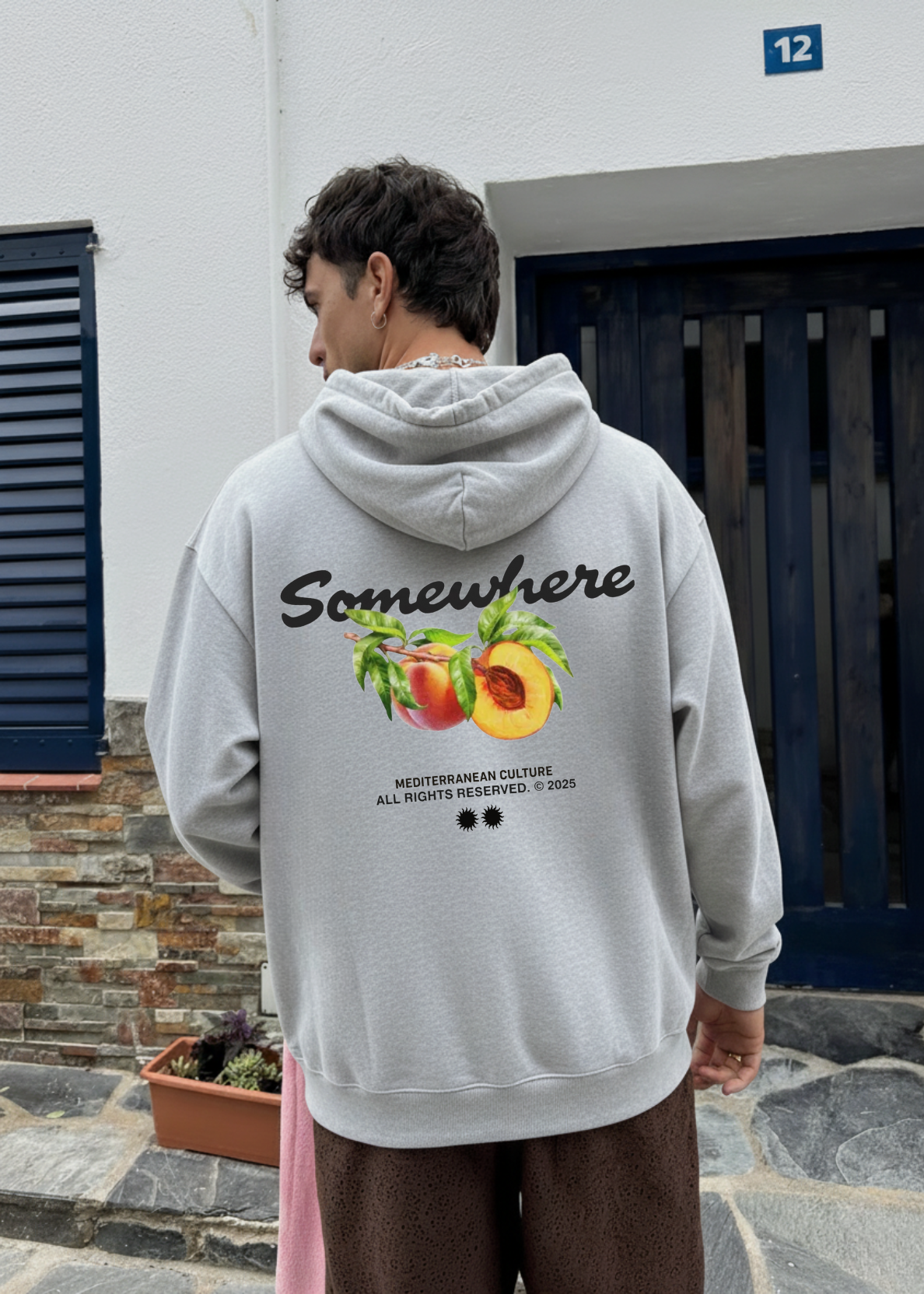 MEDITERRANEAN PEACH HOODIE