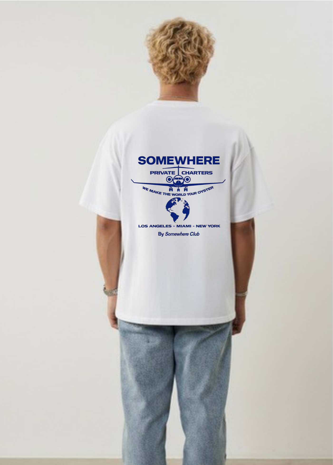SOMEWHERE JET SOCIETY TEE