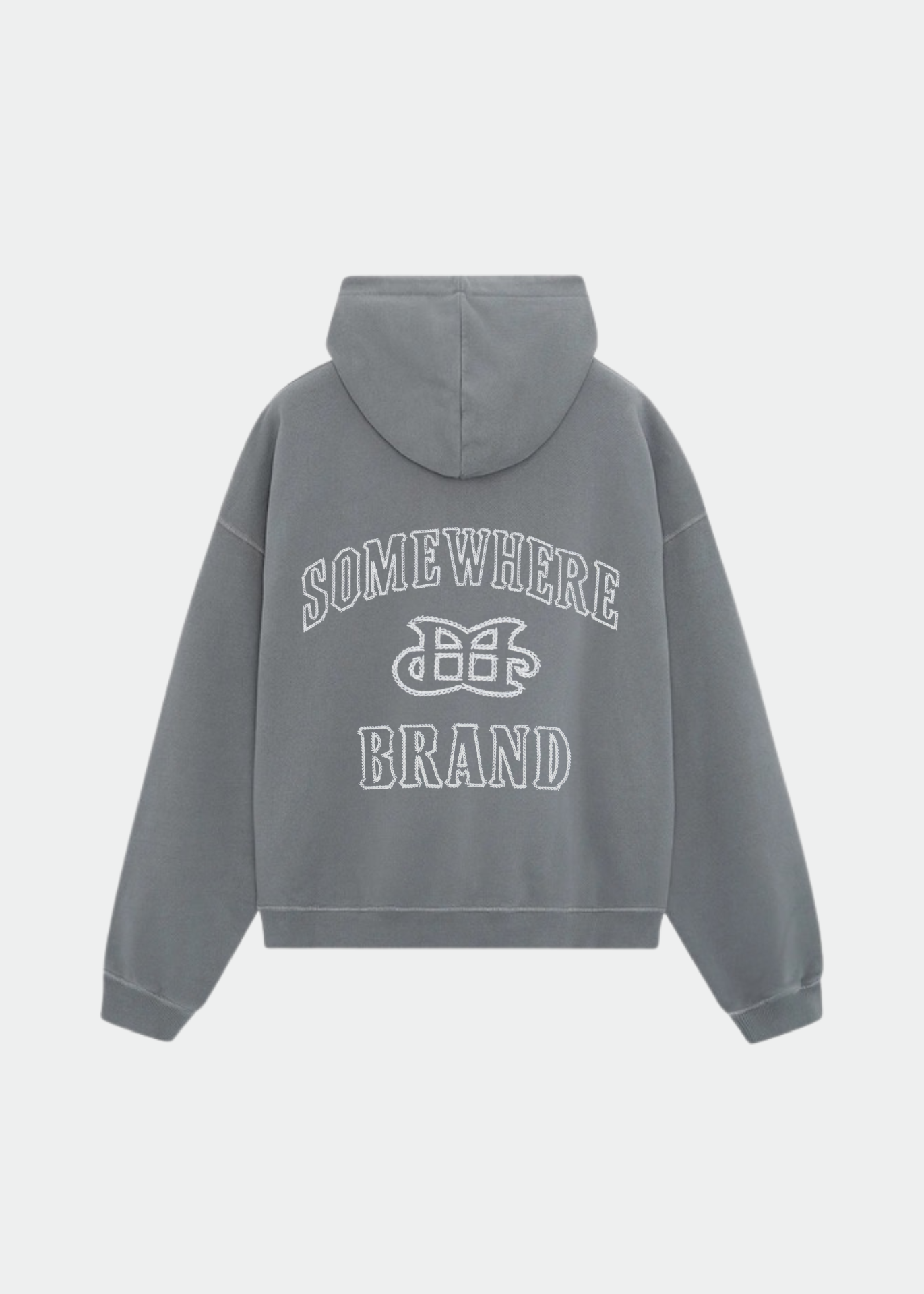 BACK EMBROIDERY ICONIC BRAND HOODIE