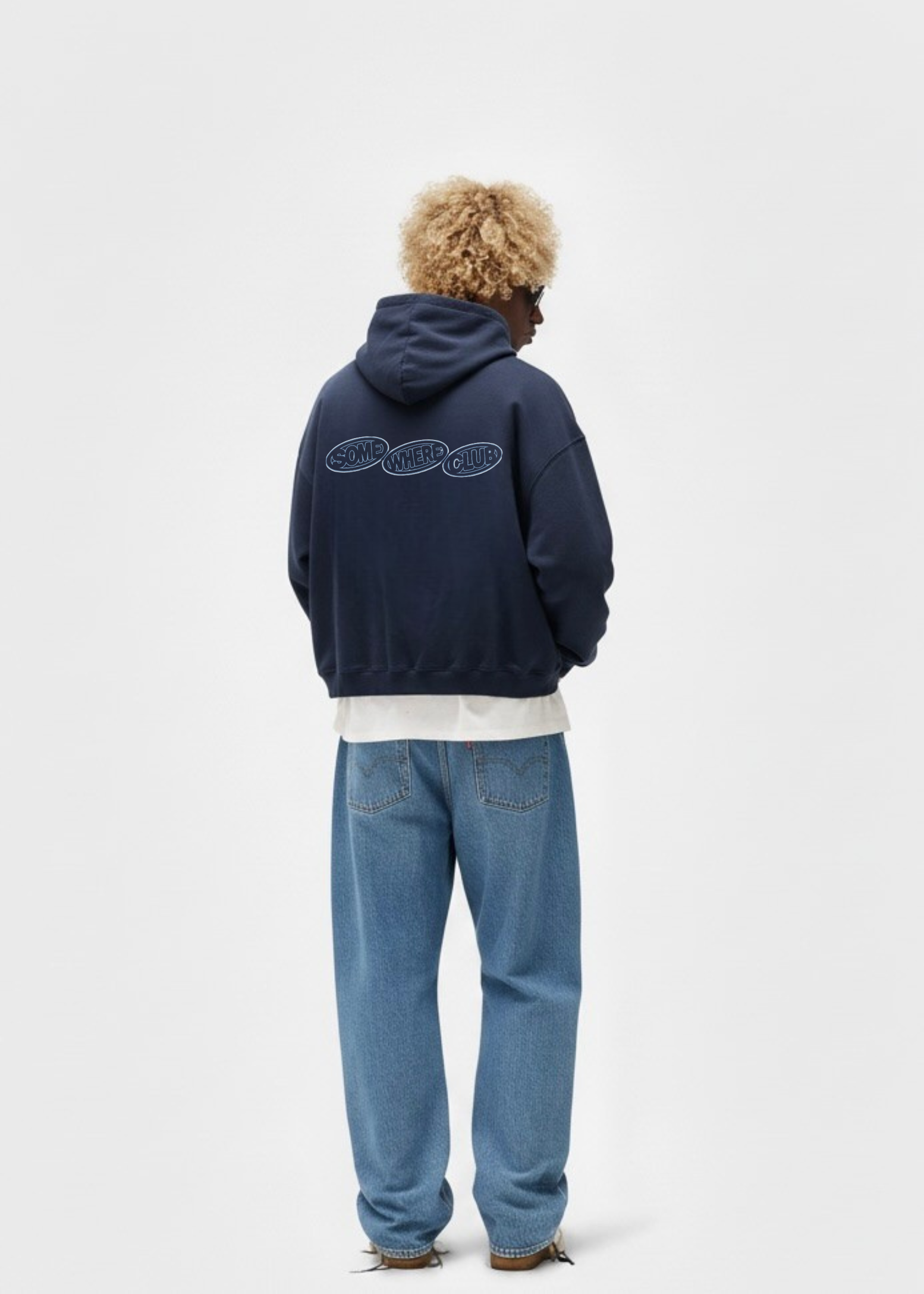 BUBBLE LOGO DROP HOODIE