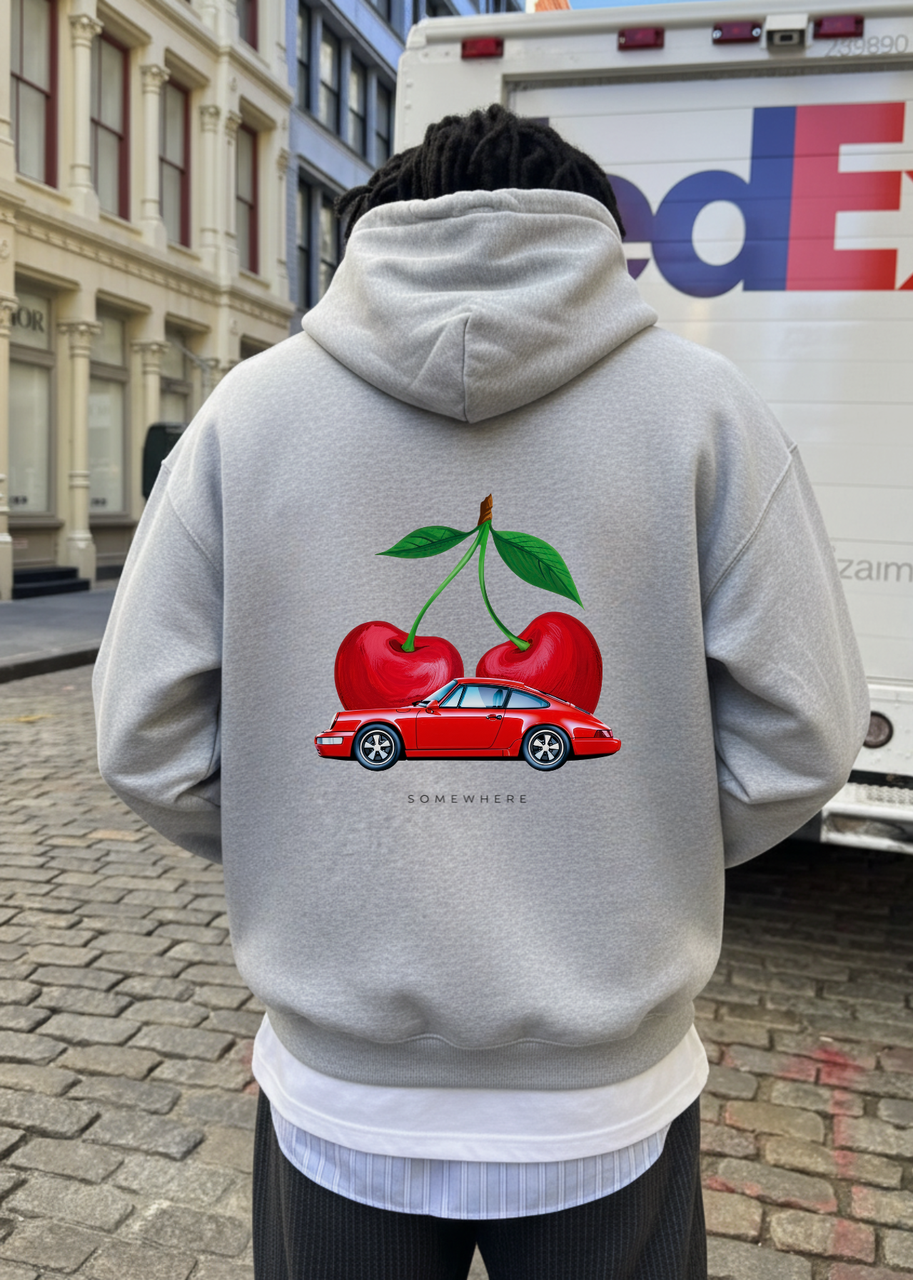 CARS AND CHERRY HOODIE