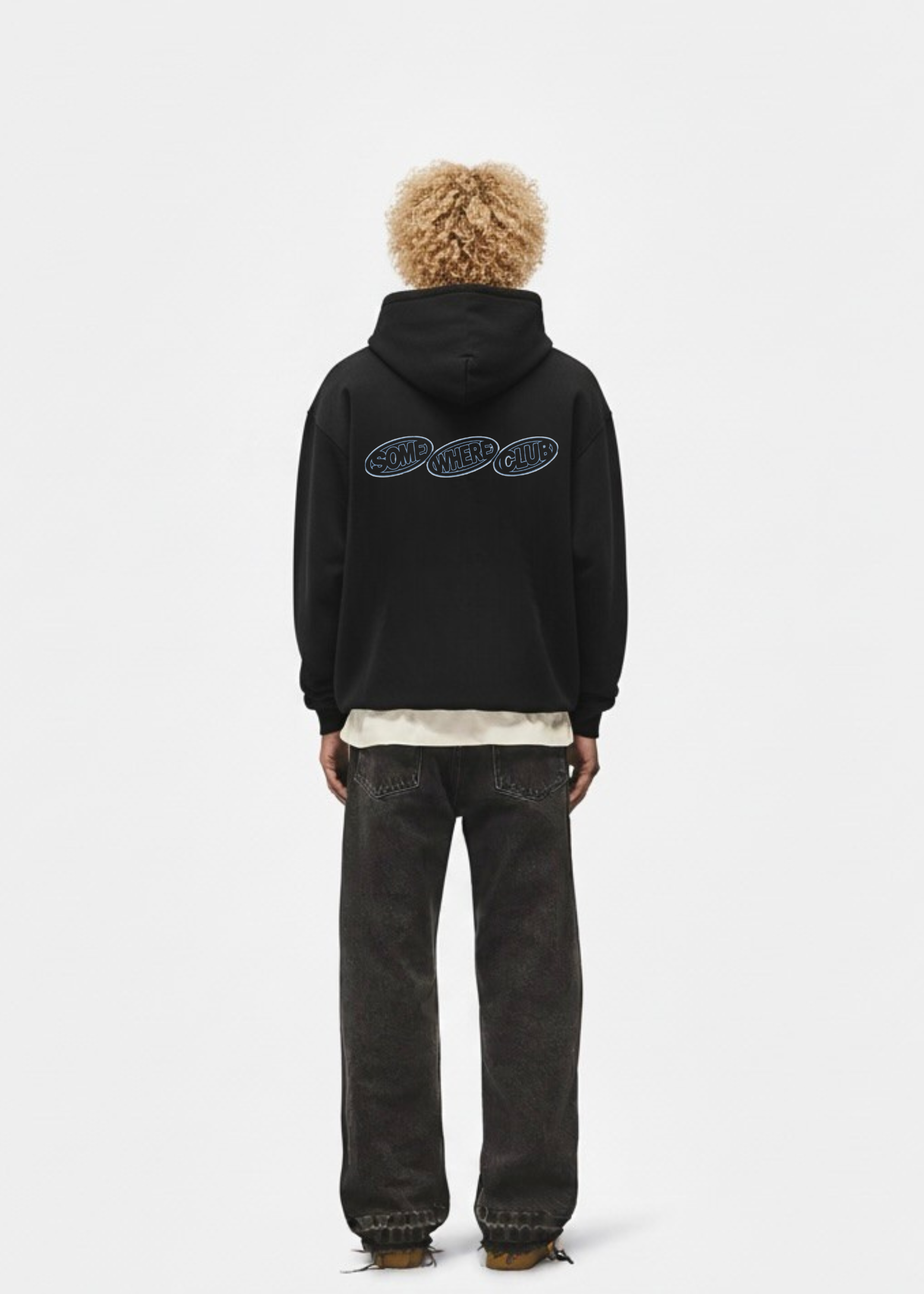 BUBBLE LOGO DROP HOODIE