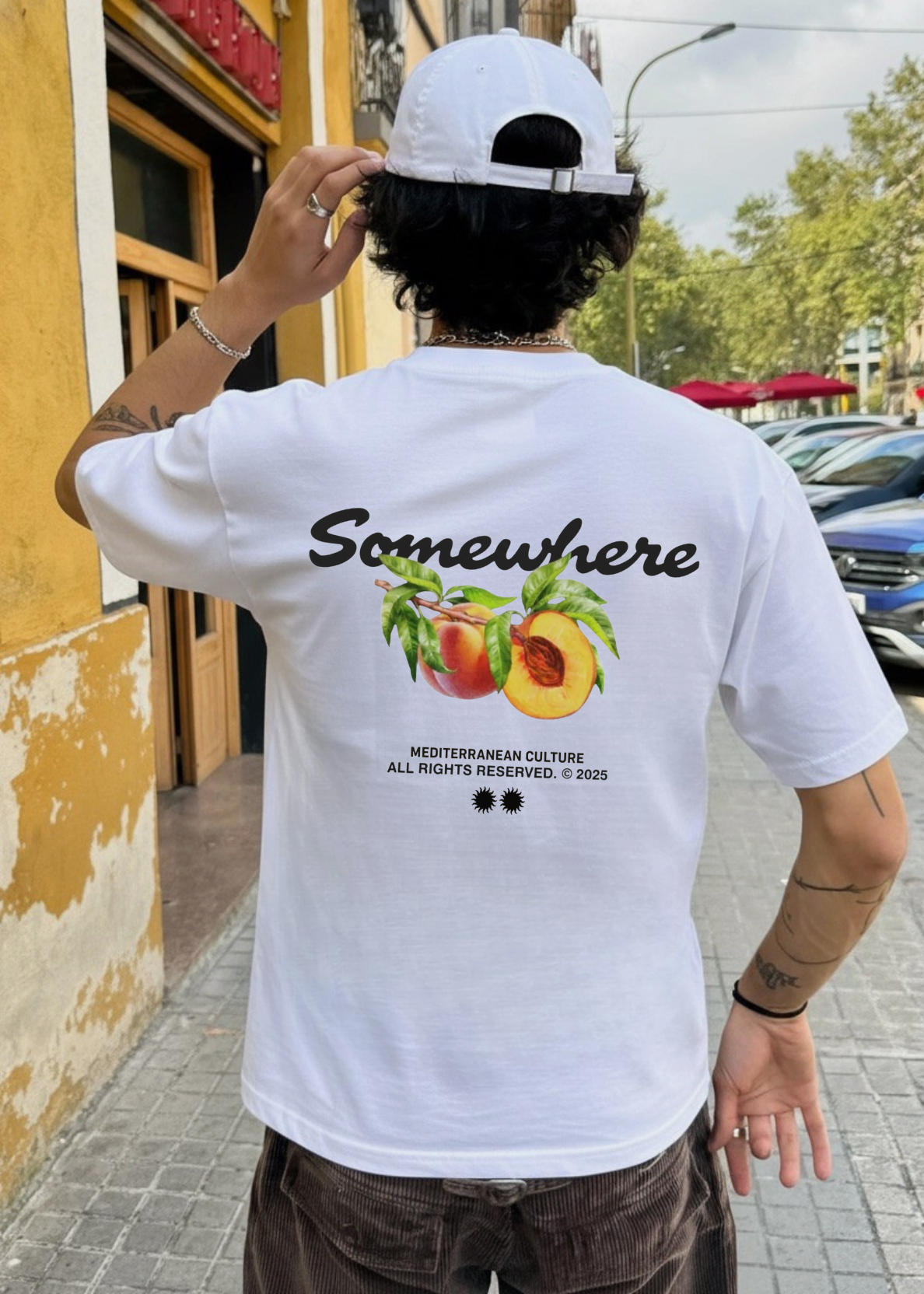 MEDITERRANEAN PEACH TEE