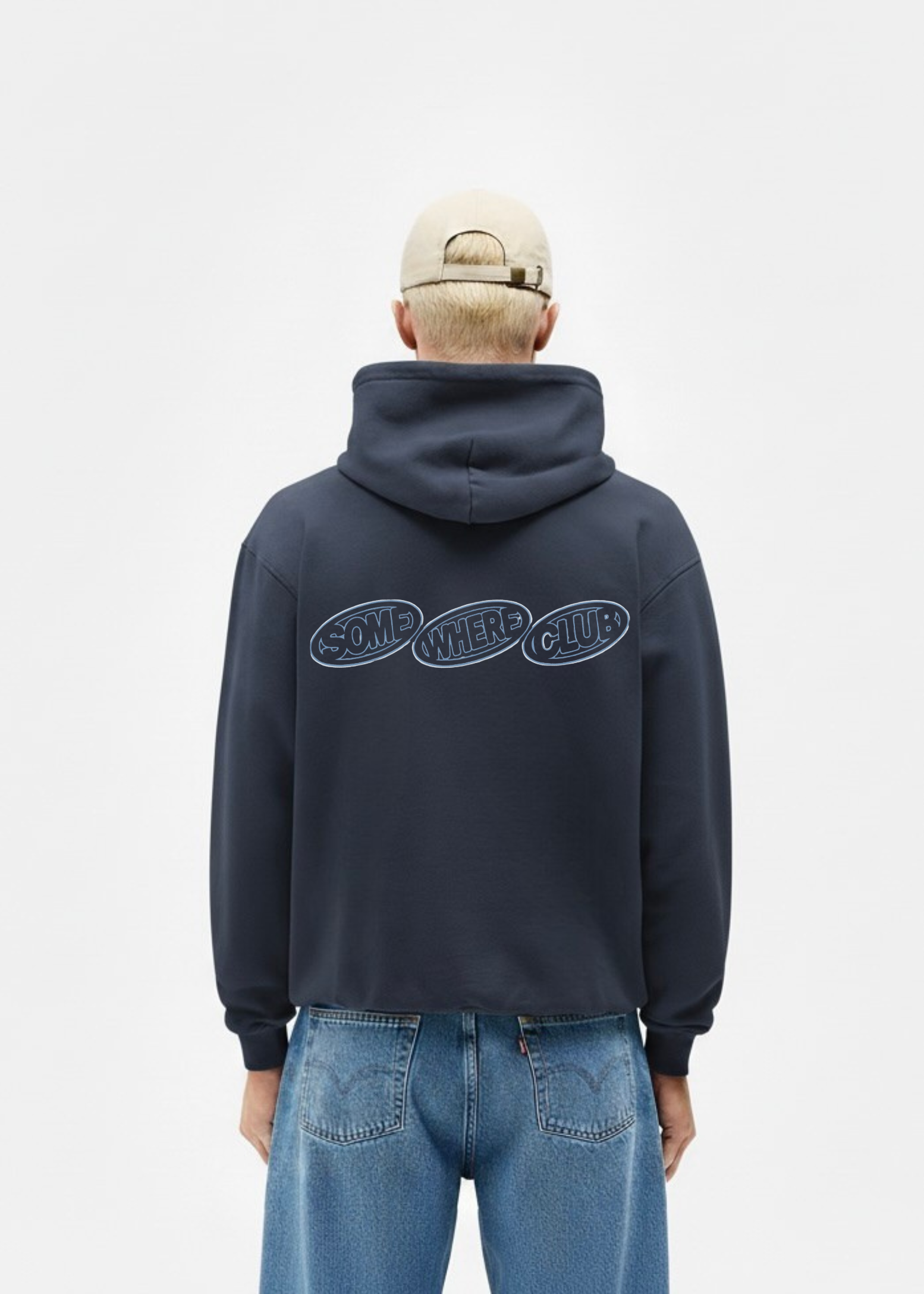 BUBBLE LOGO DROP HOODIE