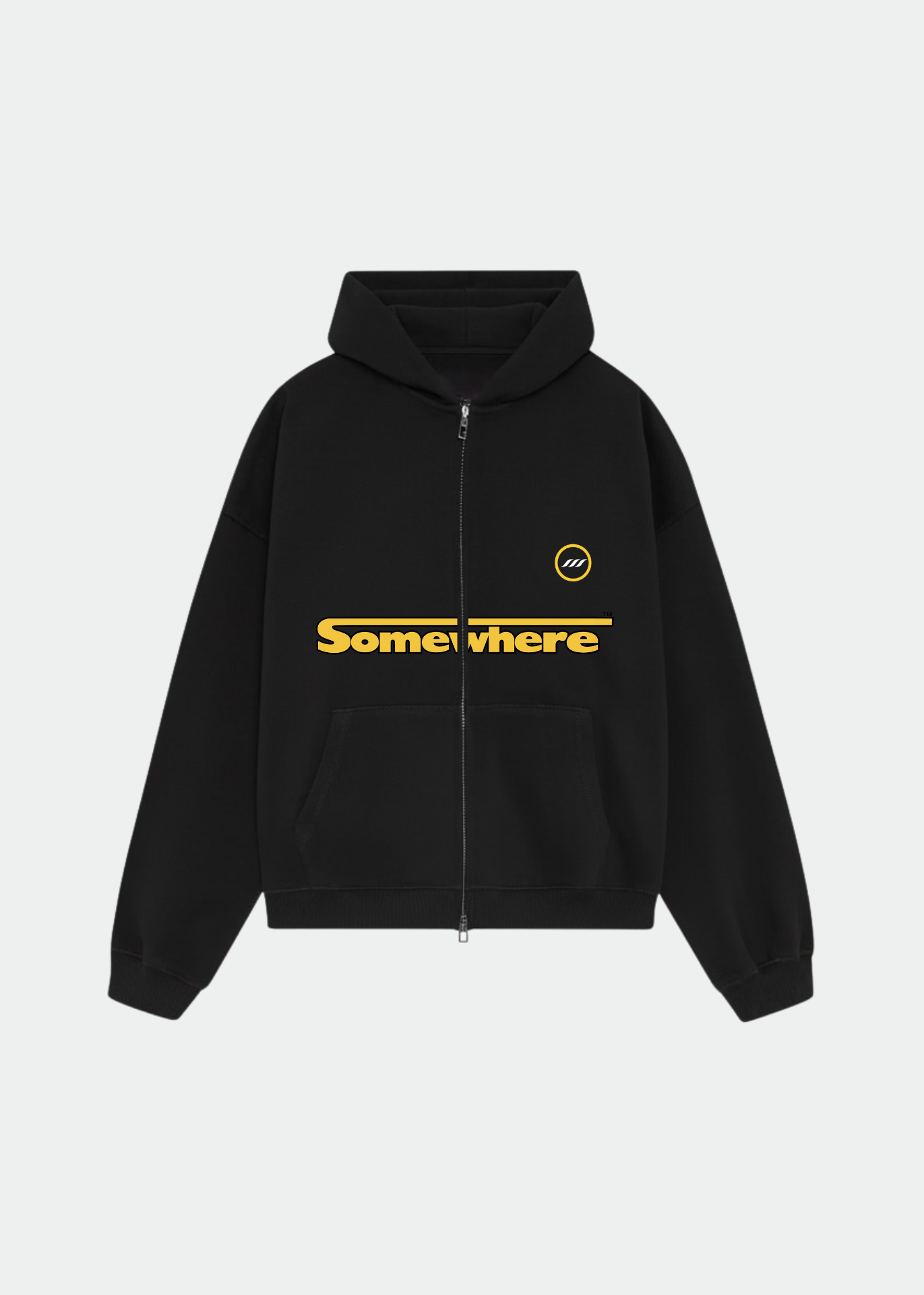 DROPPED 9 ZIPPED HOODIE