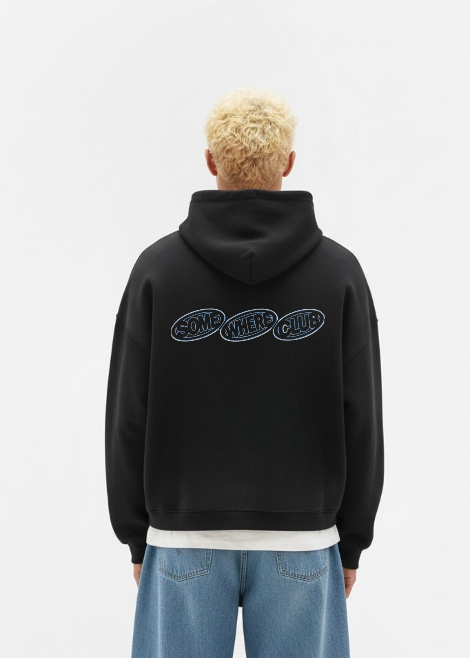 BUBBLE LOGO DROP HOODIE
