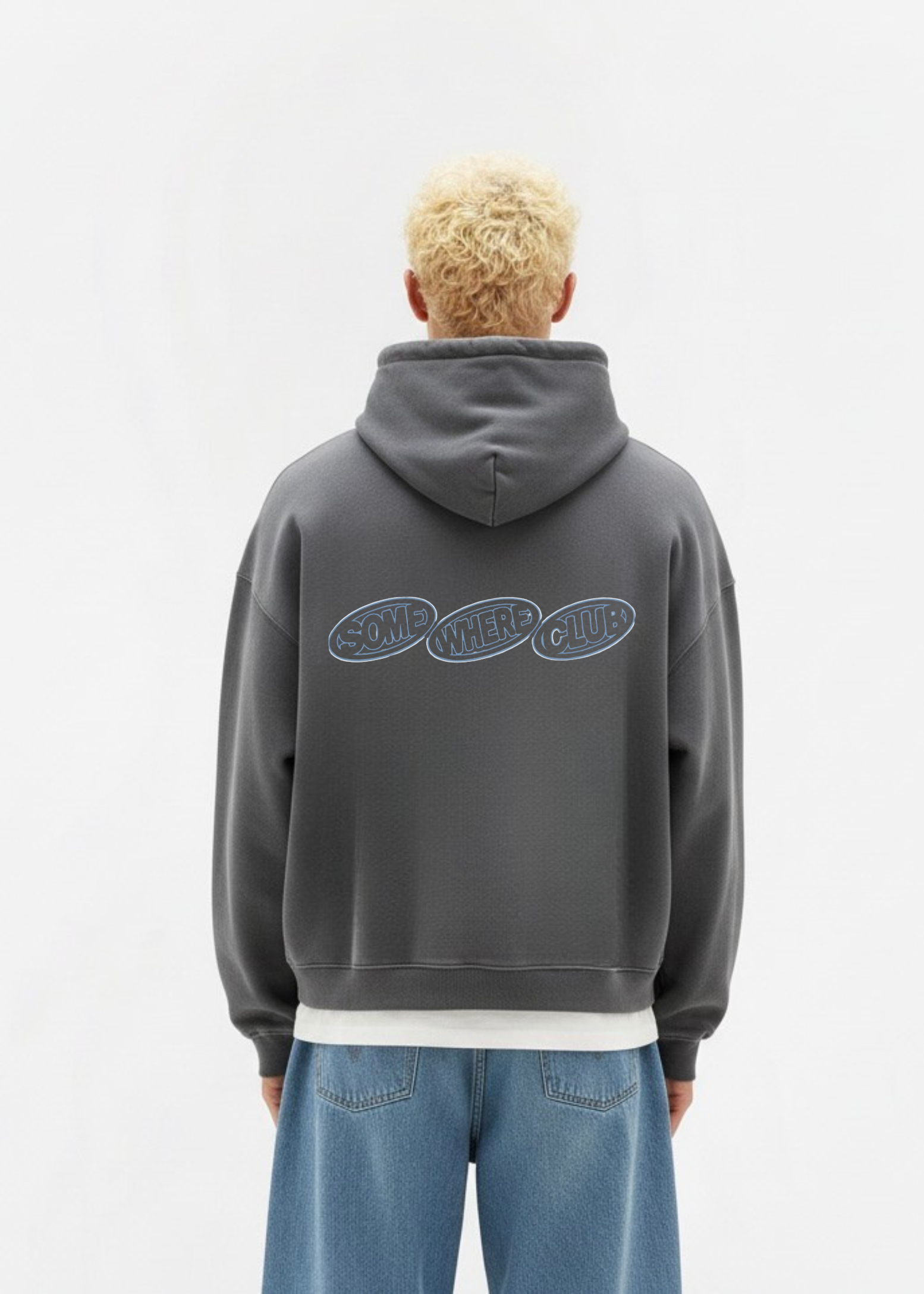 BUBBLE LOGO DROP HOODIE