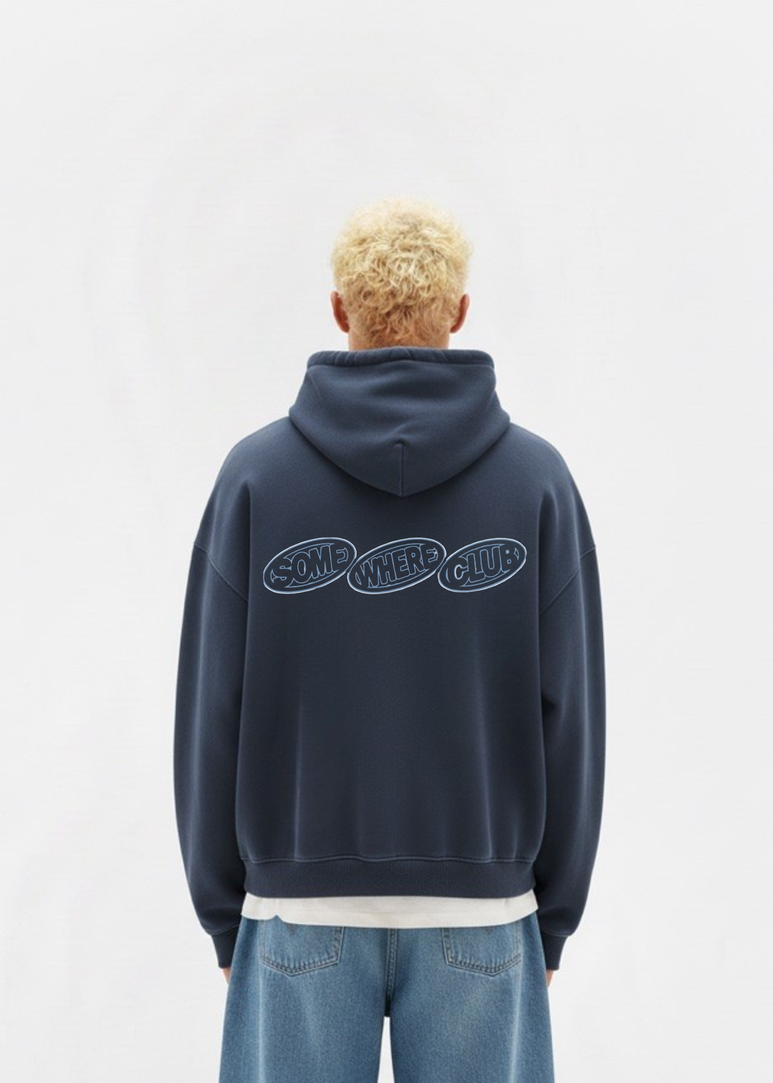 BUBBLE LOGO DROP HOODIE
