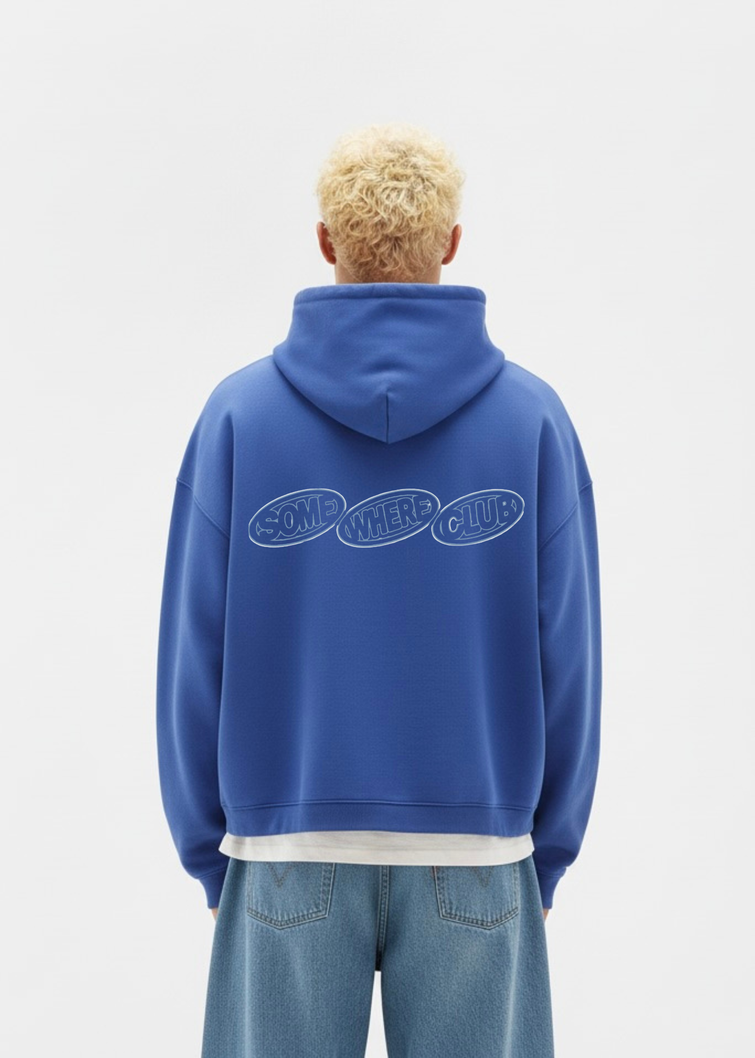 BUBBLE LOGO DROP HOODIE