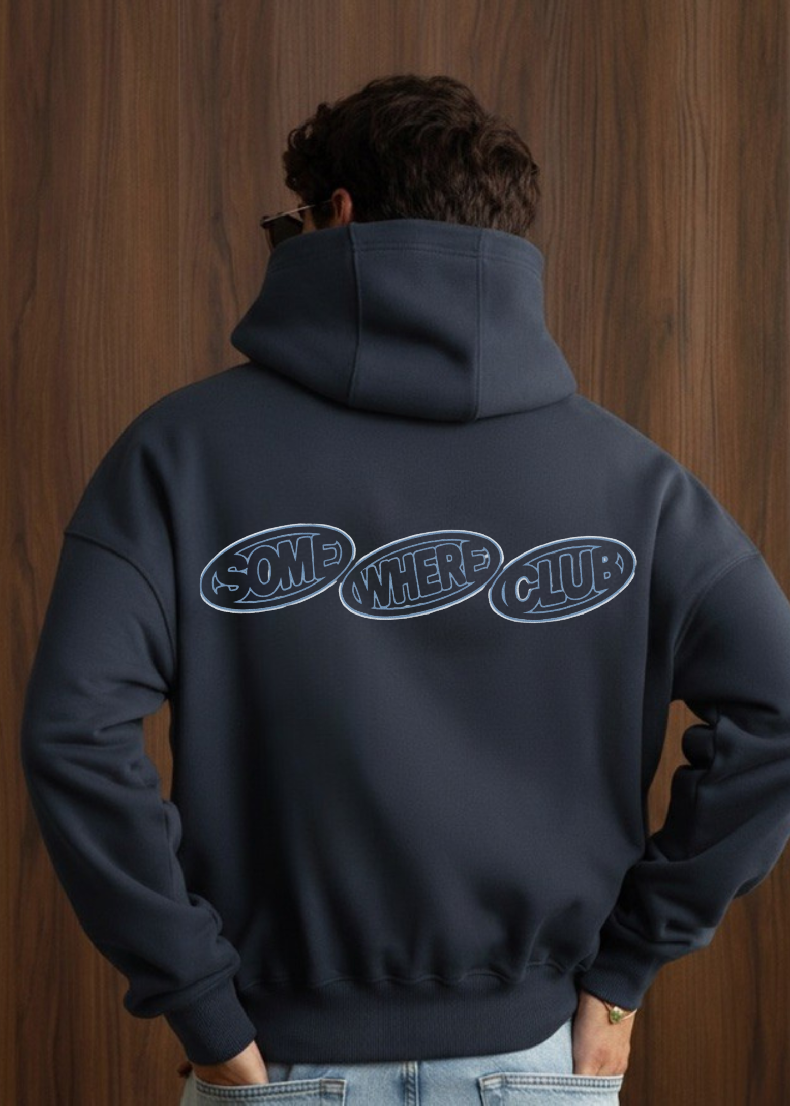 BUBBLE LOGO DROP HOODIE