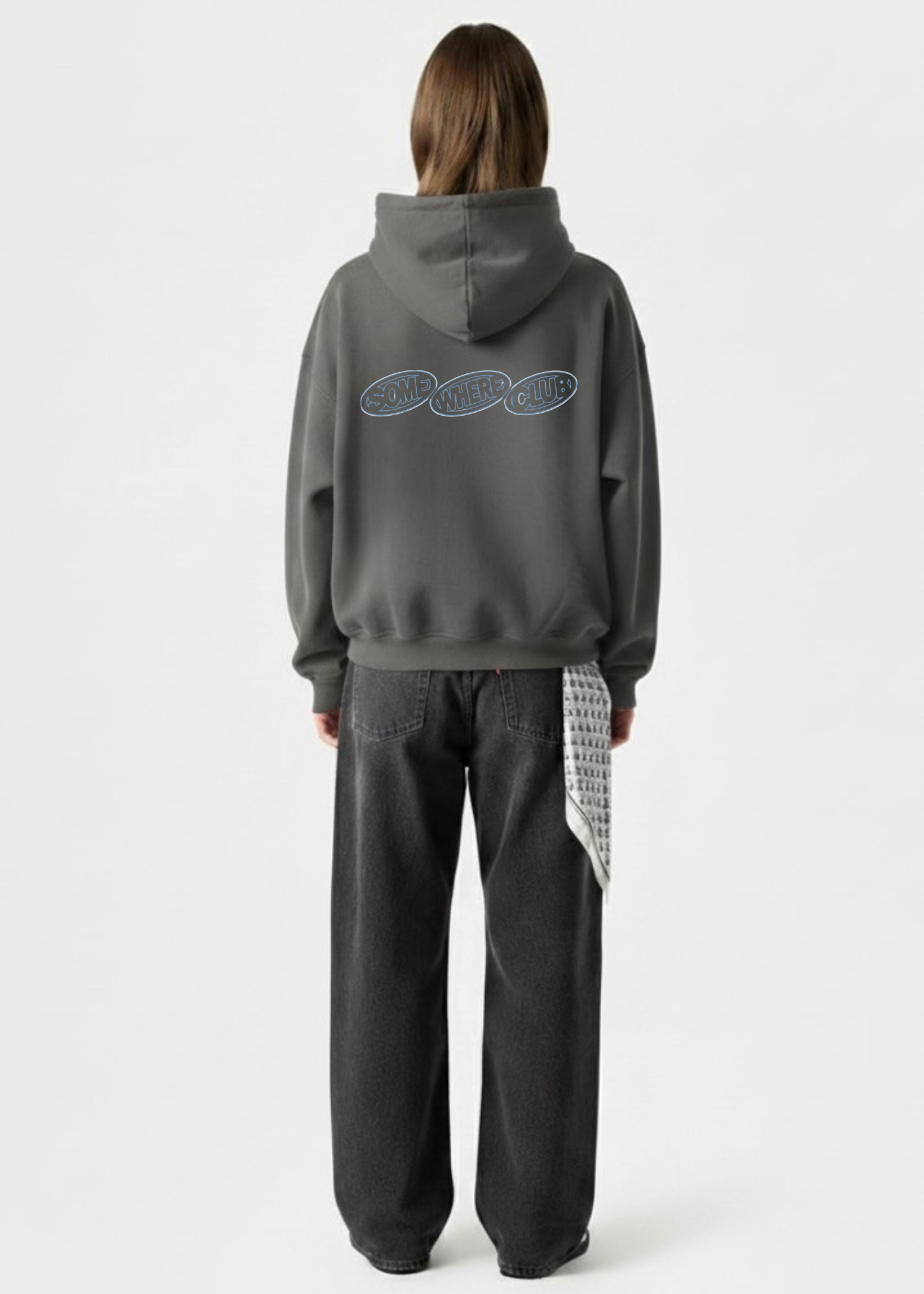 BUBBLE LOGO DROP HOODIE