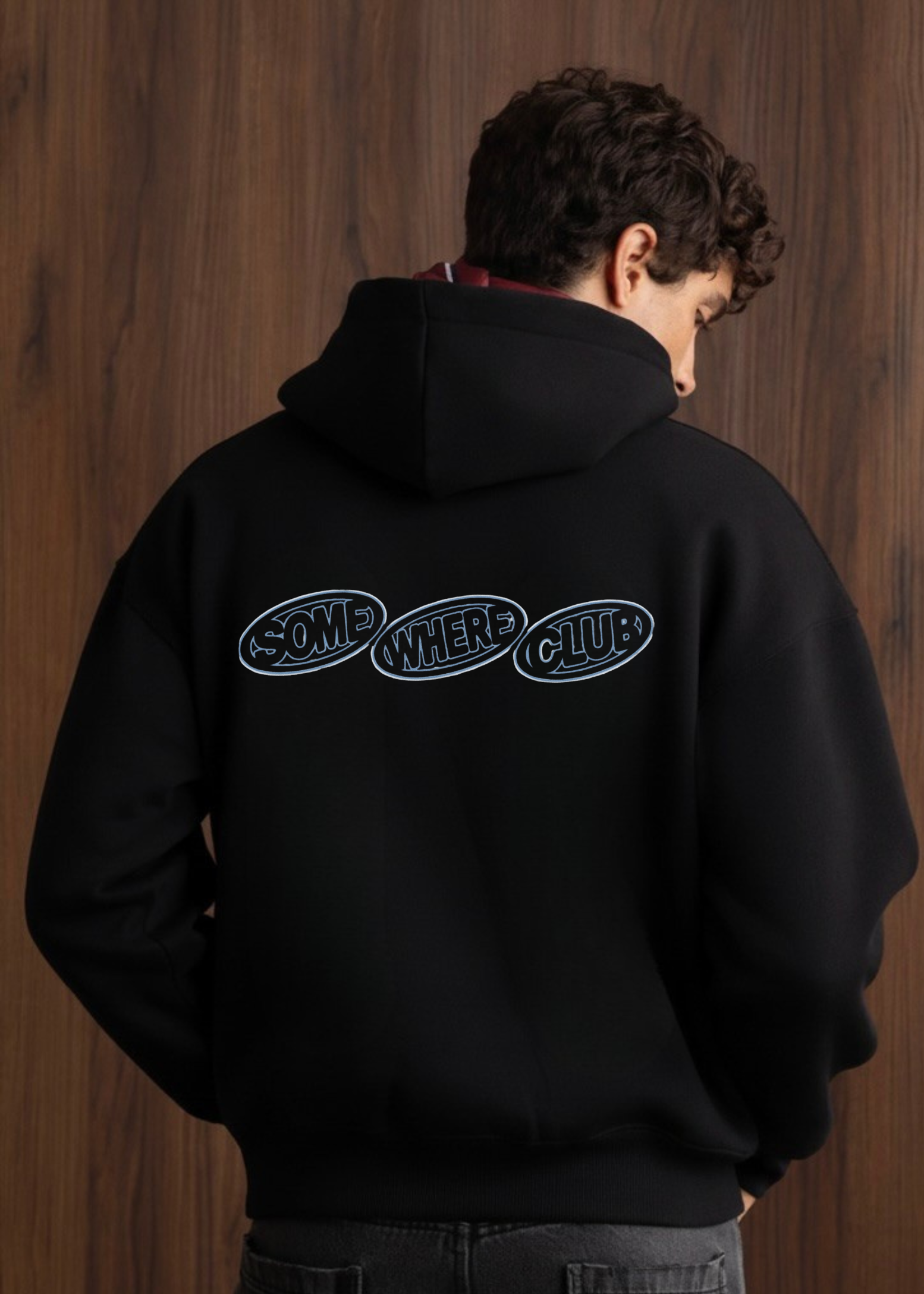 BUBBLE LOGO DROP HOODIE