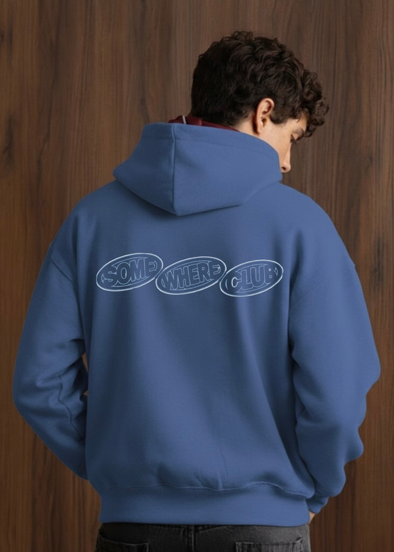BUBBLE LOGO DROP HOODIE