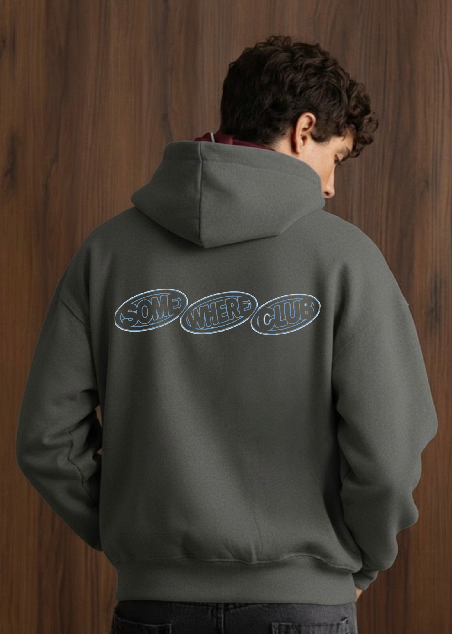 BUBBLE LOGO DROP HOODIE
