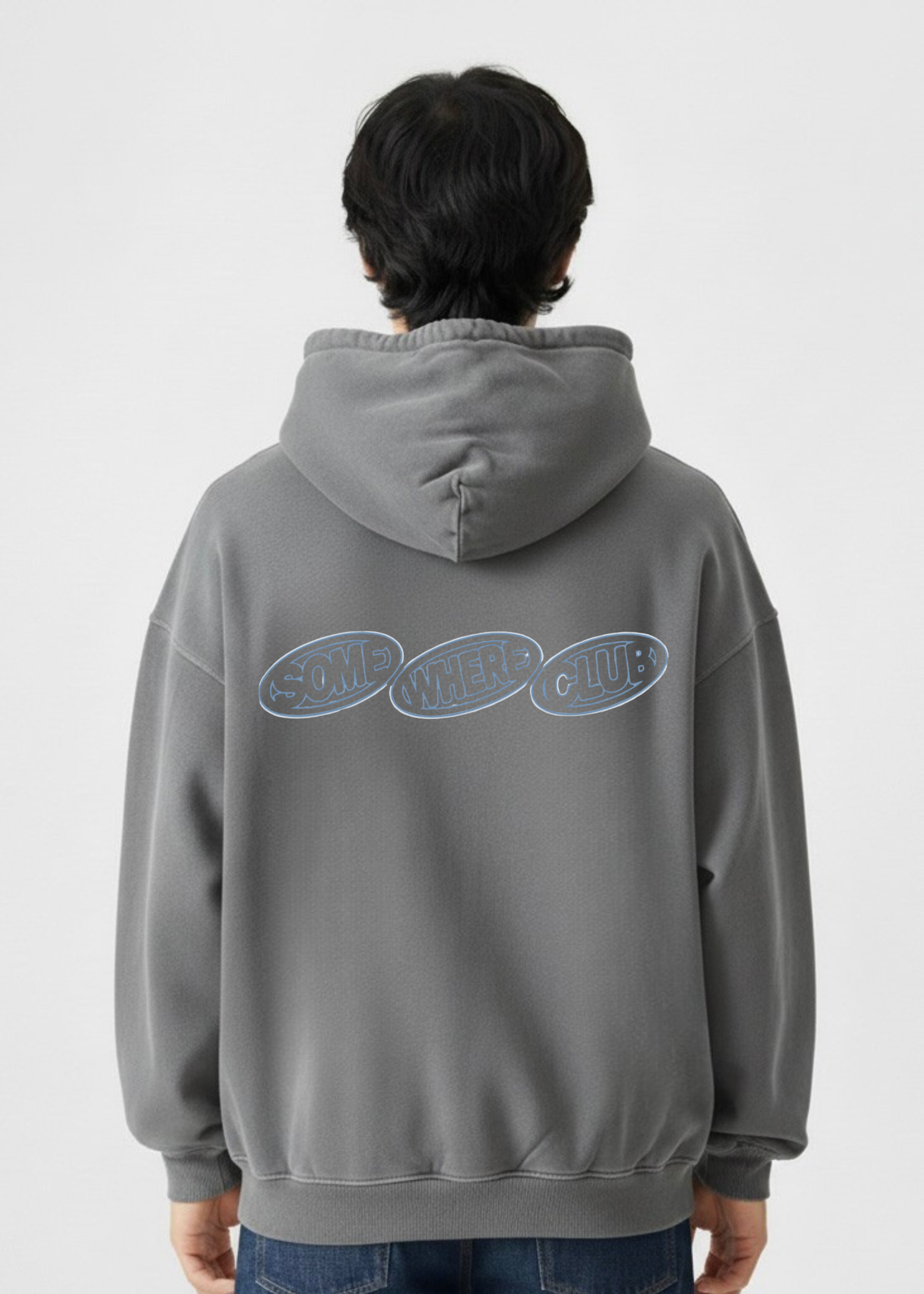 BUBBLE LOGO DROP HOODIE